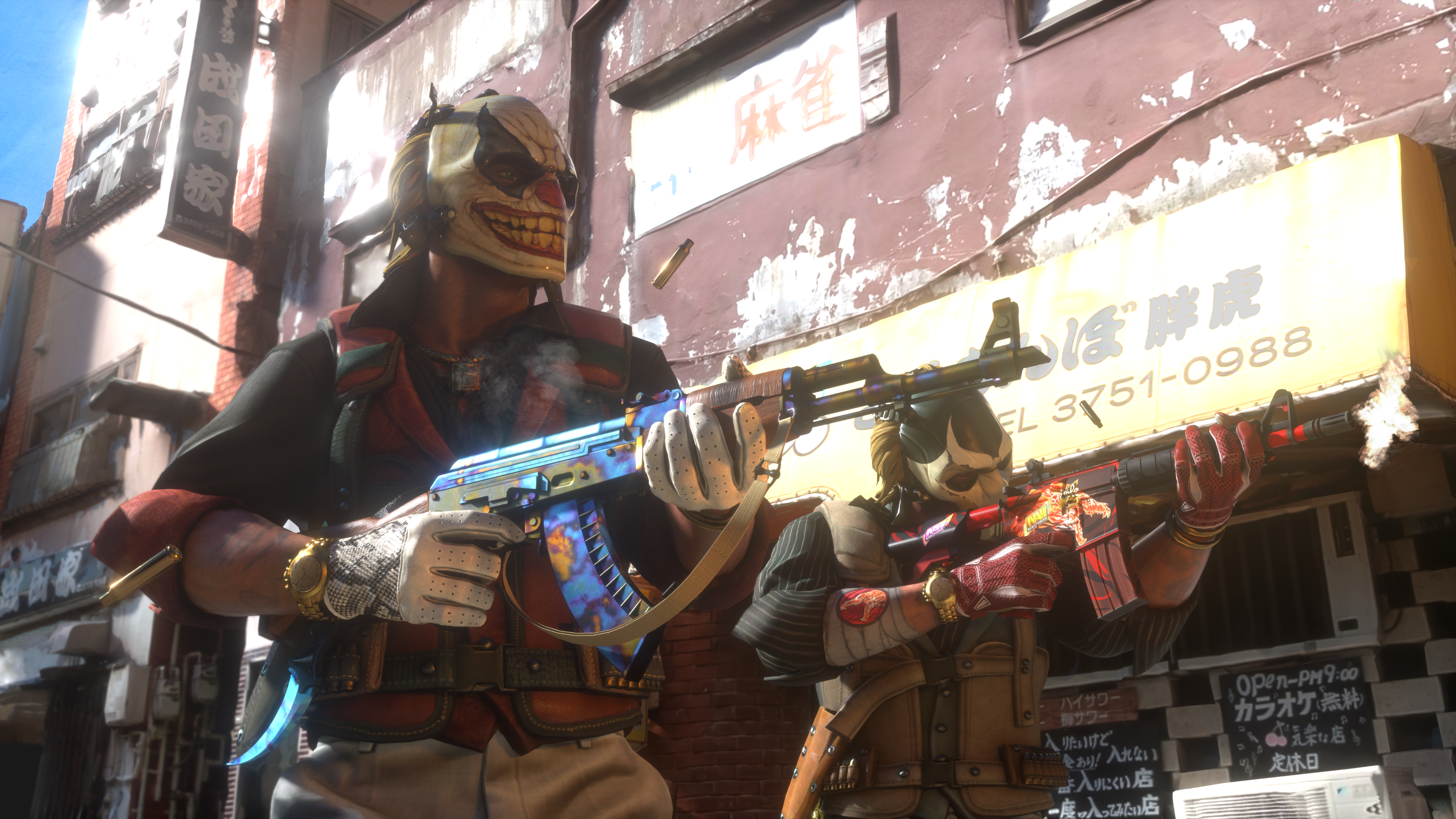 CS GO Team Game Characters Gun Skin PC Gaming Counter Strike Global Offensive 3840x2160