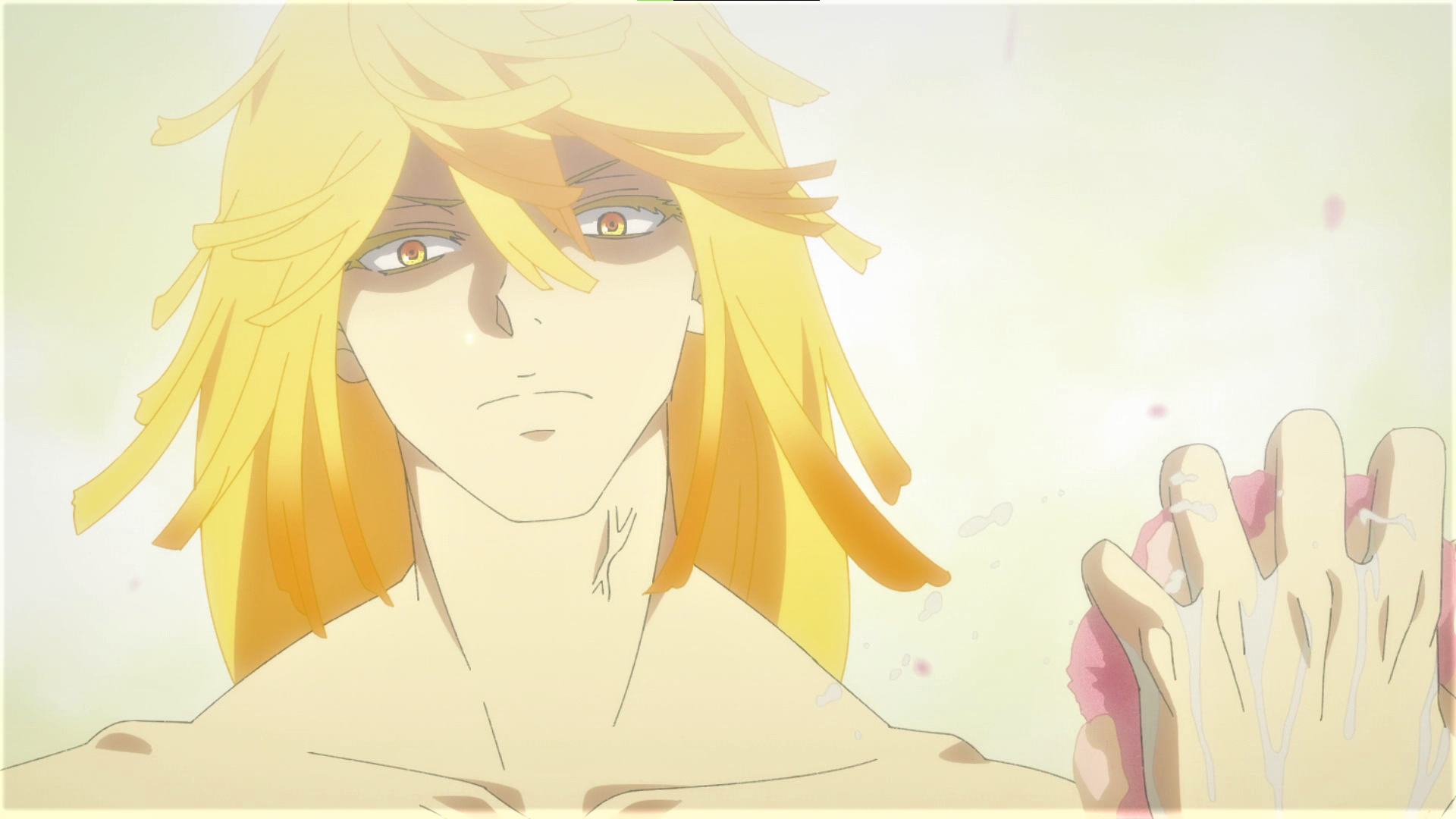 Hells Paradise Jigokuraku Blonde Veins Yellow Eyes Hands Anime Anime Screenshot Anime Boys Looking A 1920x1080