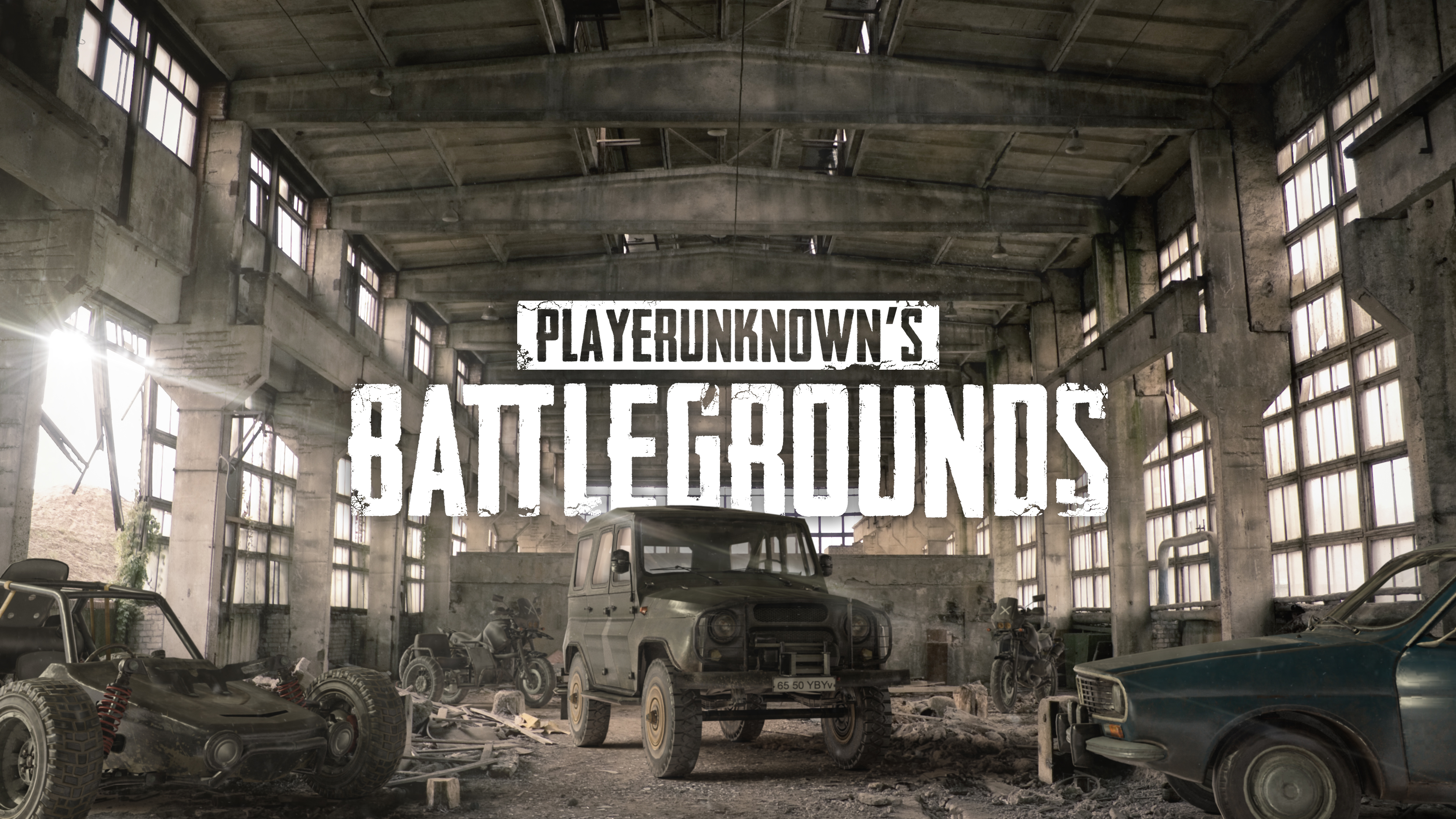 Player Unknown Battleground PC Gaming Car Vehicle Numbers Video Games Video Game Art UAZ PUBG 3840x2160