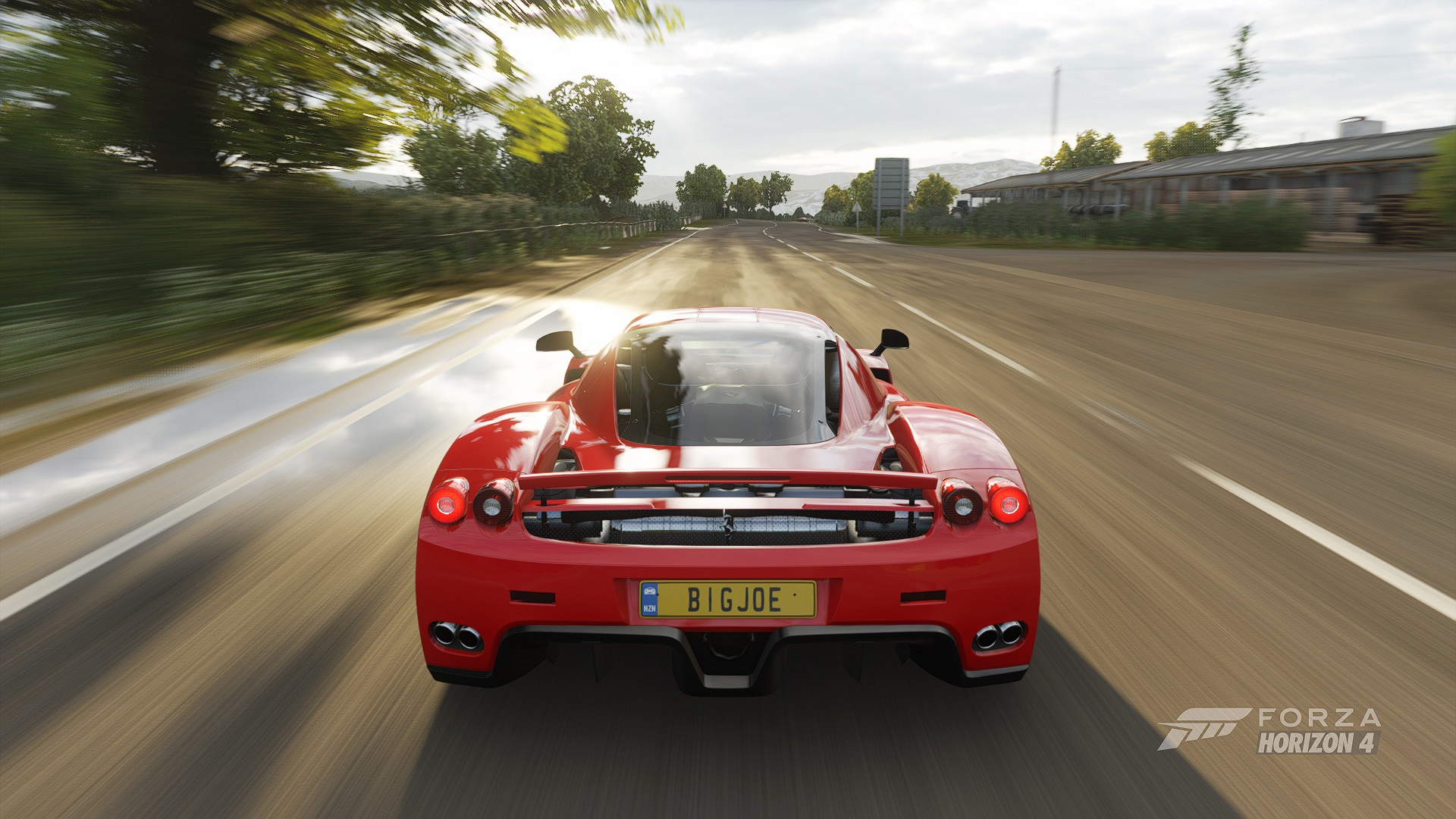 Enzo Ferrari Forza Horizon 4 Forza Horizon Forza PlaygroundGames CGi Car Driving Video Games Ferrari 1920x1080