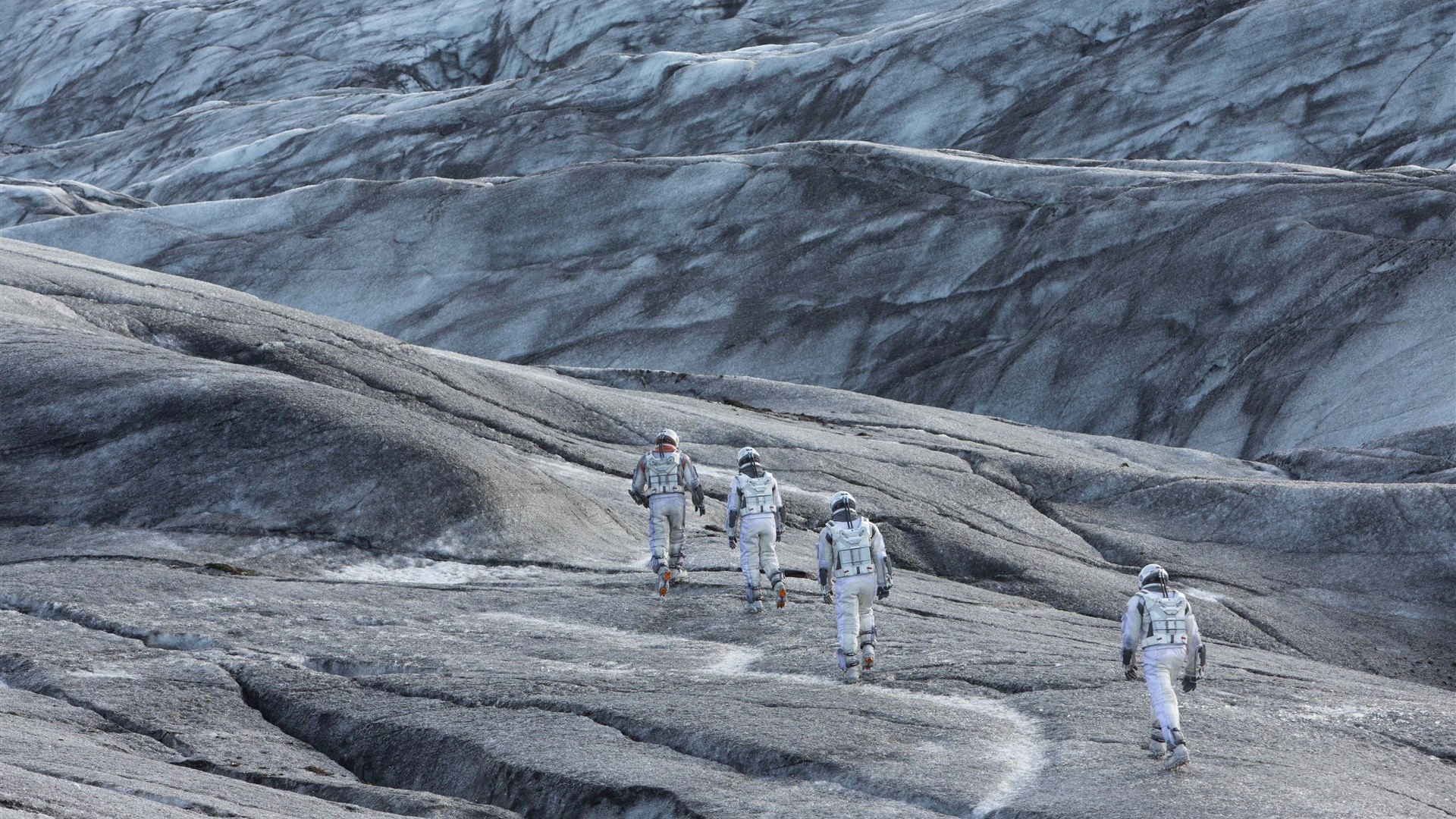 Interstellar Movie Snow Uniform Landscape 1920x1080