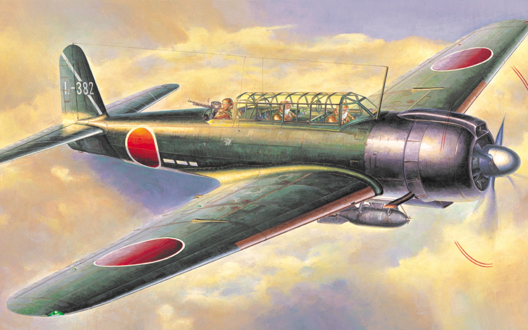 World War Ii World War War Military Military Aircraft Aircraft Airplane Bomber Boxart Artwork Japan  1680x1050