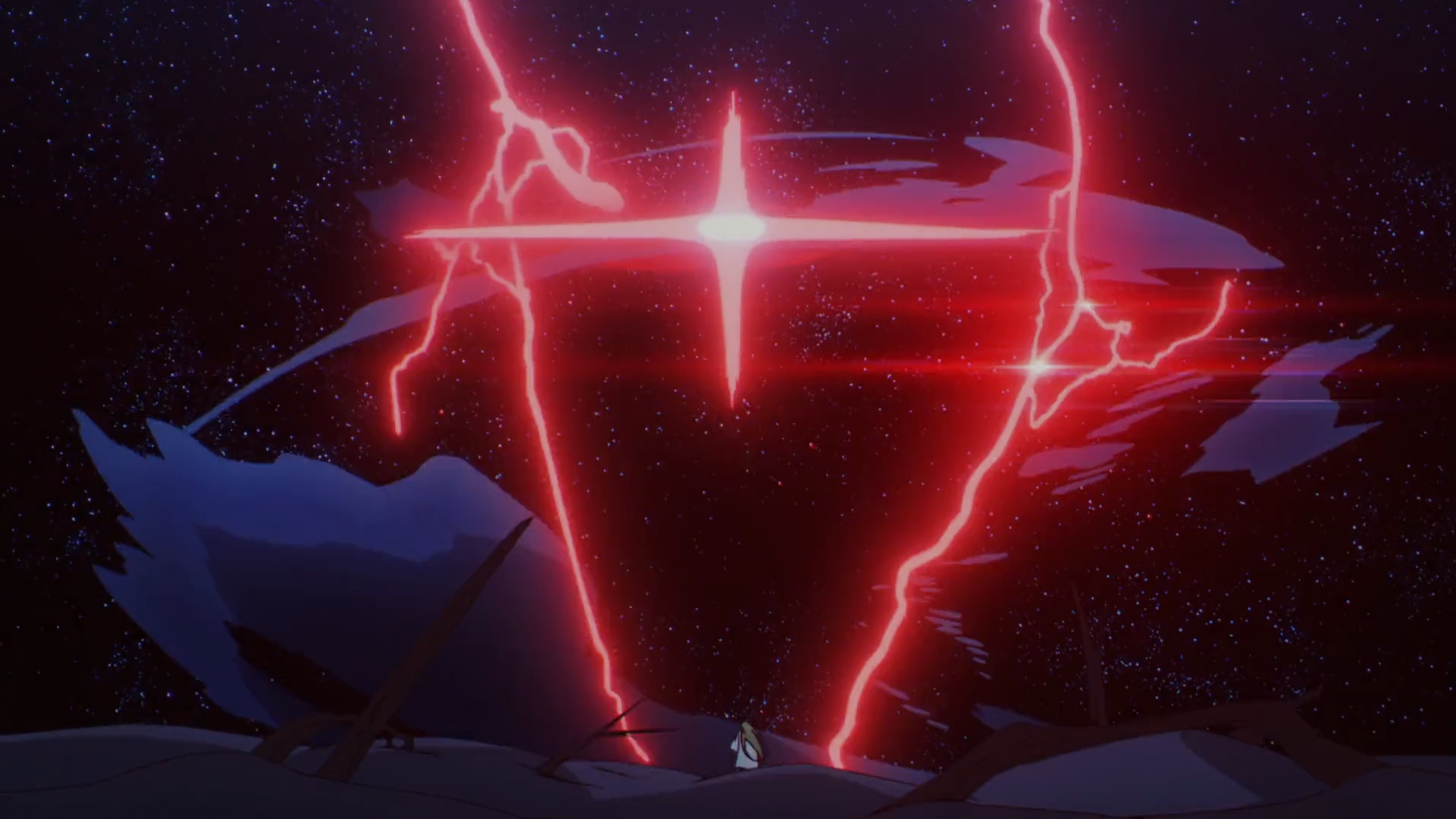 Fate Series Enkidu FGO Fate Strange Fake Gender Fluid Stars Sky Lightning Anime Anime Screenshot Nig 1920x1080