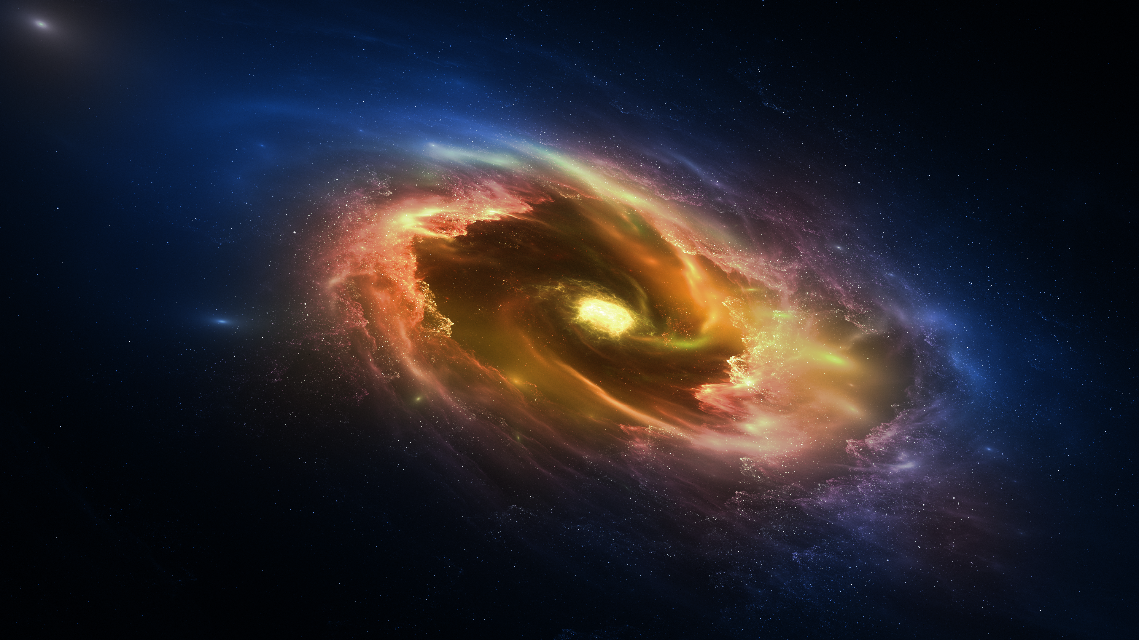 Digital Digital Art Artwork Illustration Render Space Galaxy Space Art Stars Hypnoshot 3840x2160