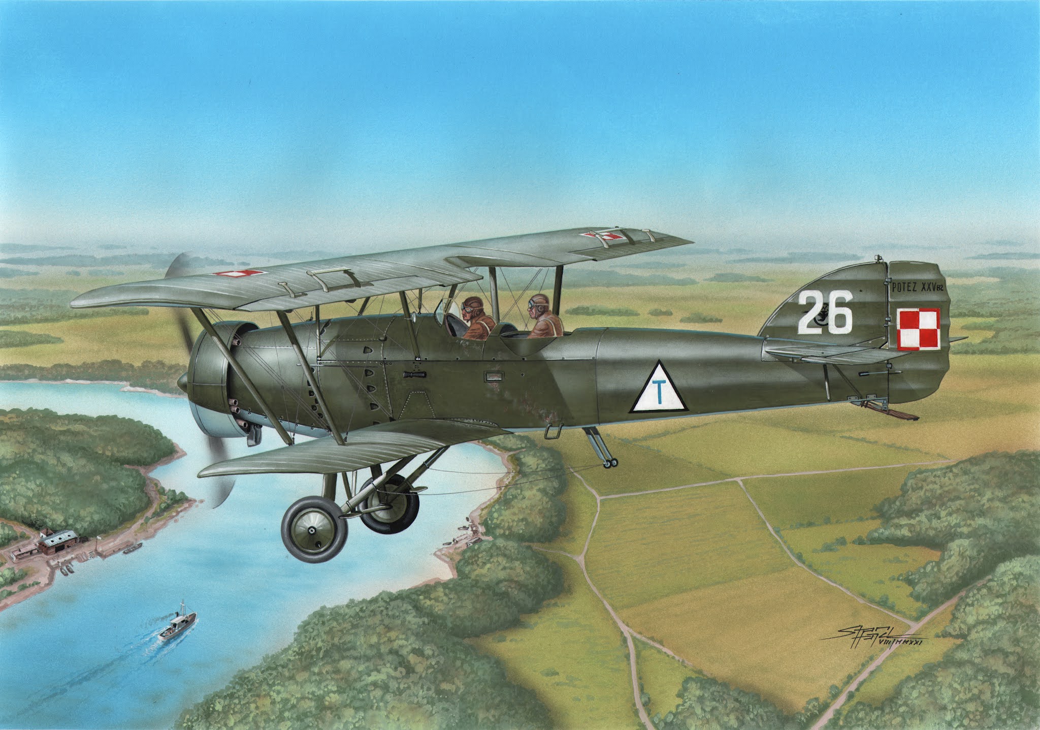 World War Ii Military Military Aircraft War Airplane Biplane Poland Polish Air Force 2048x1437