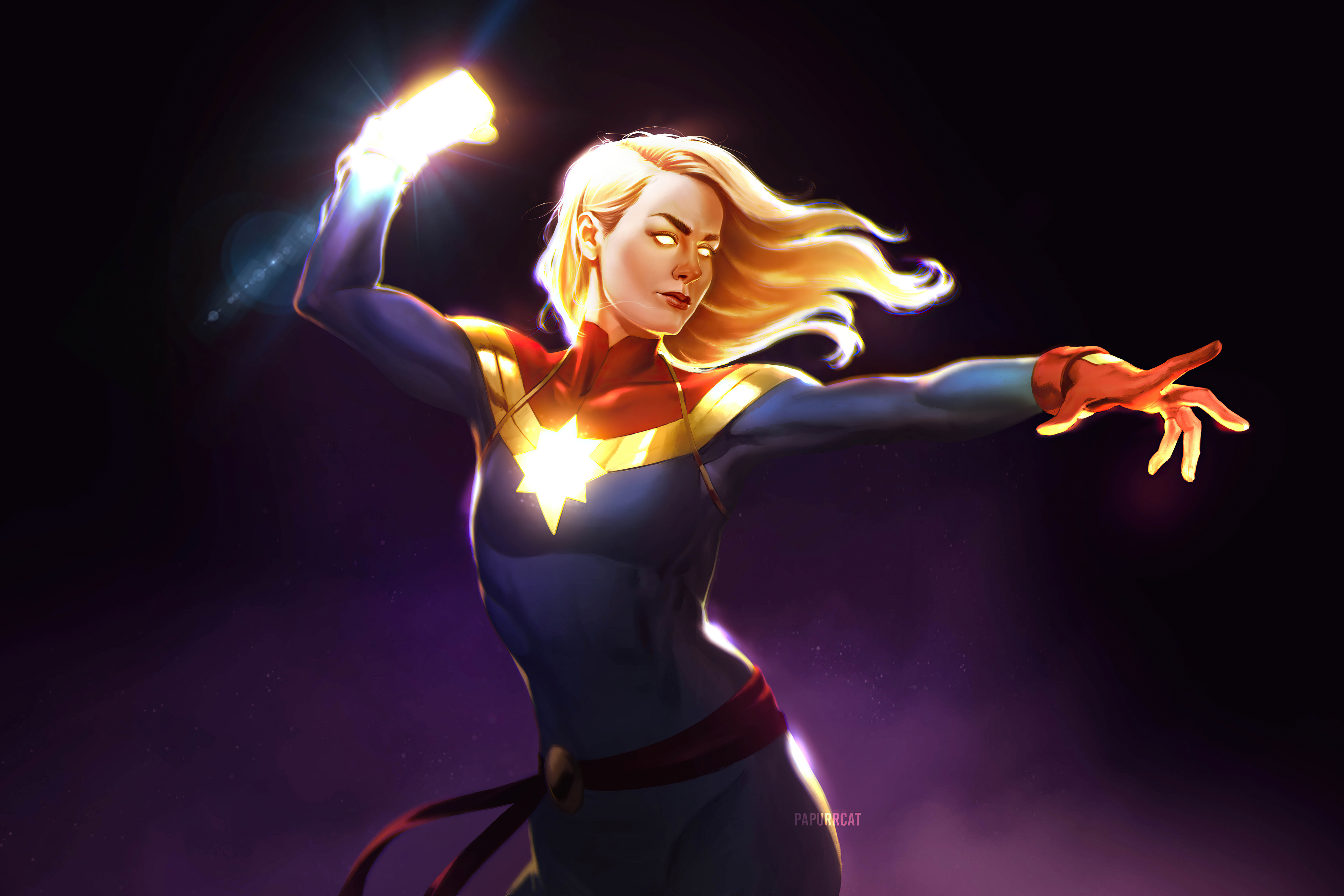 Superhero Carol Danvers 5120x3413