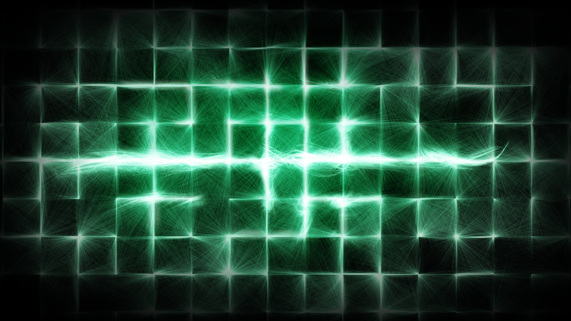 Cube Abstract Colorful Light Green 1920x1080