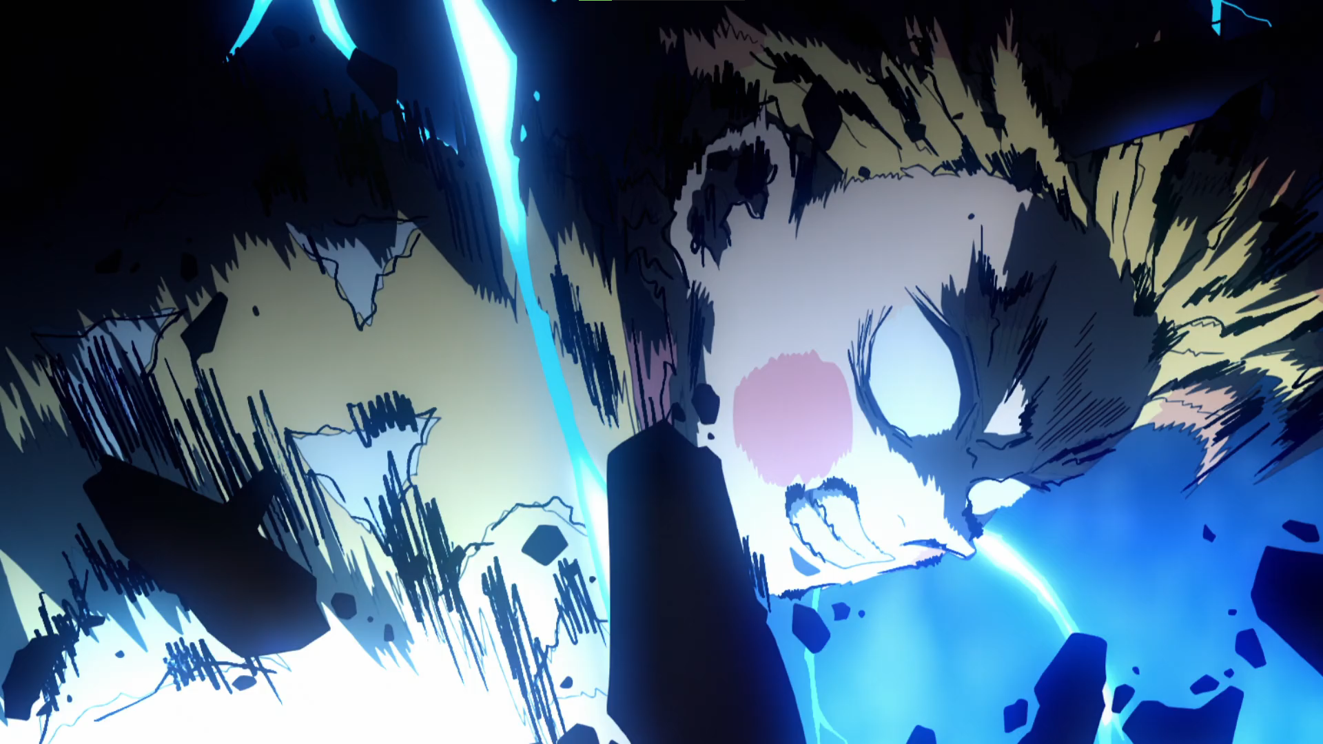 Kimetsu No Yaiba Zenitsu Agatsuma Anime Anime Screenshot Anime Boys Lightning Debris Teeth 1920x1080