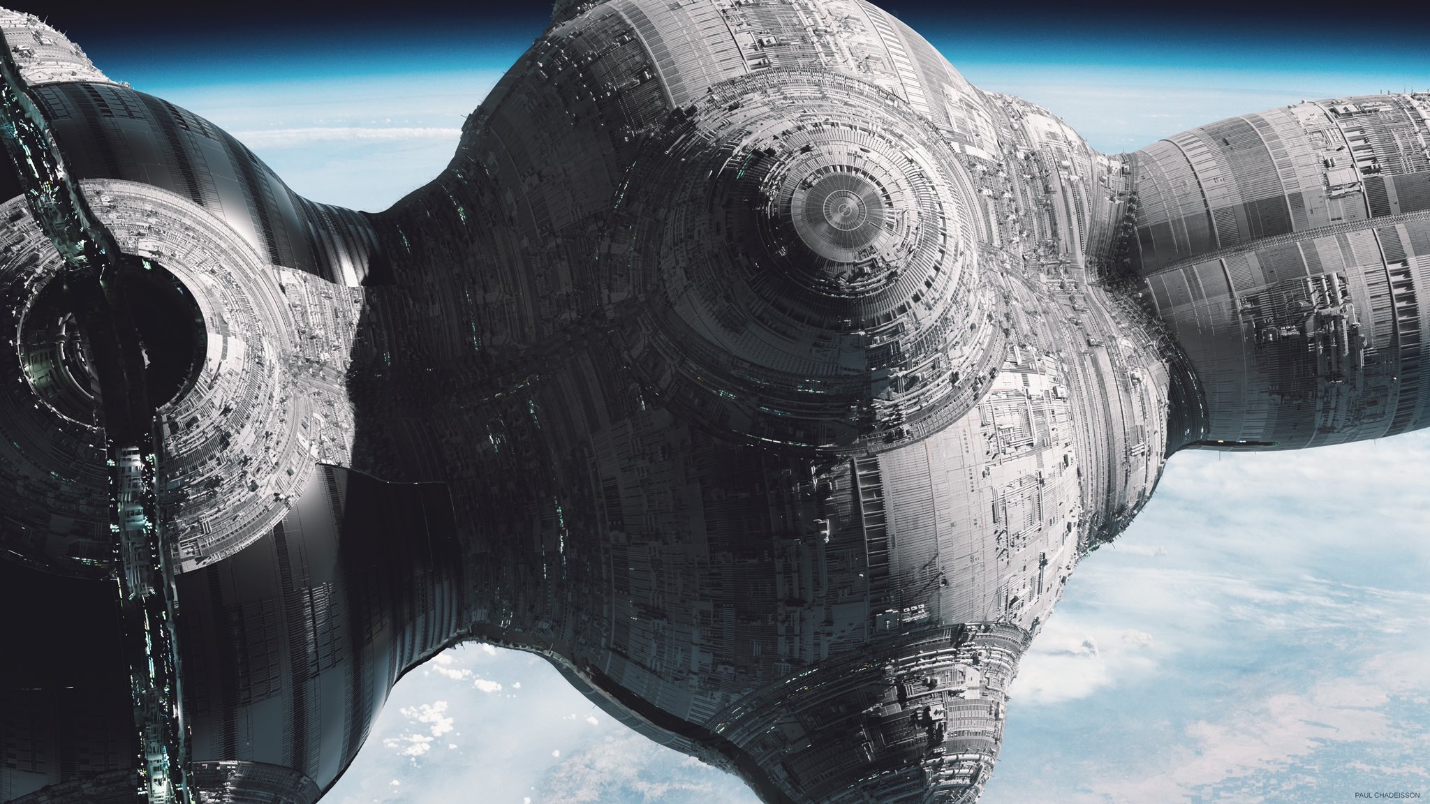 Sci Fi Spaceship 2048x1152