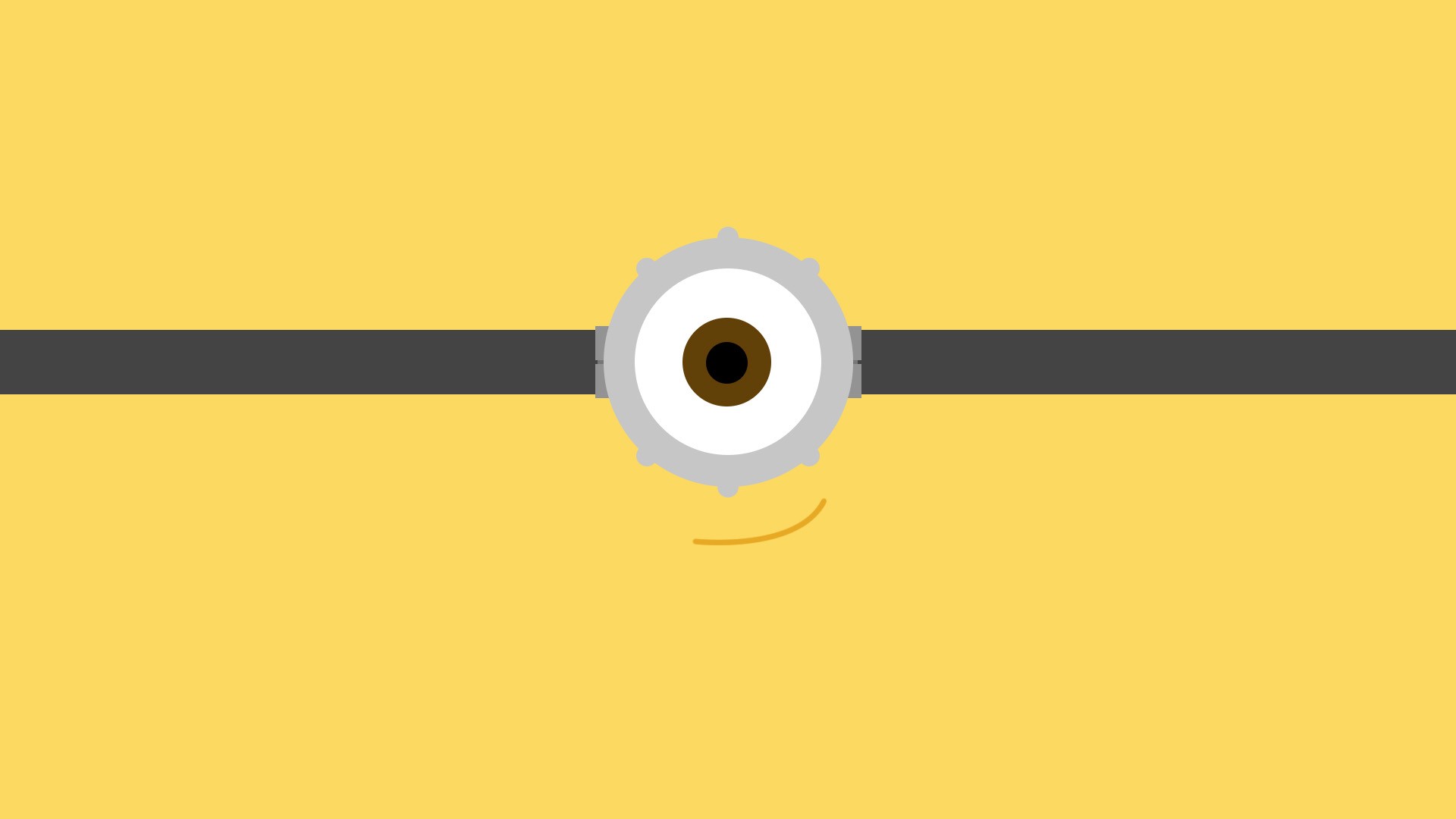 Minions Despicable Me Animated Movies Minimalism Simple Background Movies 1920x1080