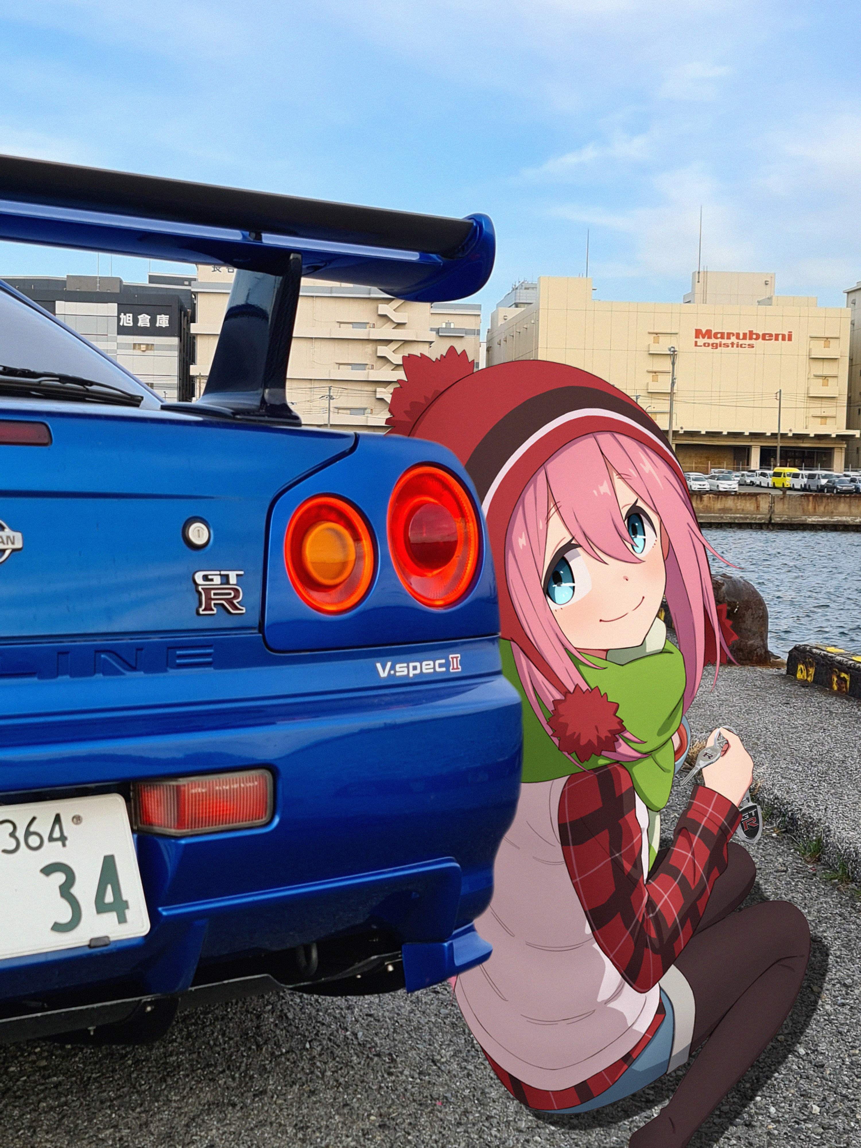Nissan Skyline R34 Anime Girls Japanese Cars Jdmxanime Car 3000x4000