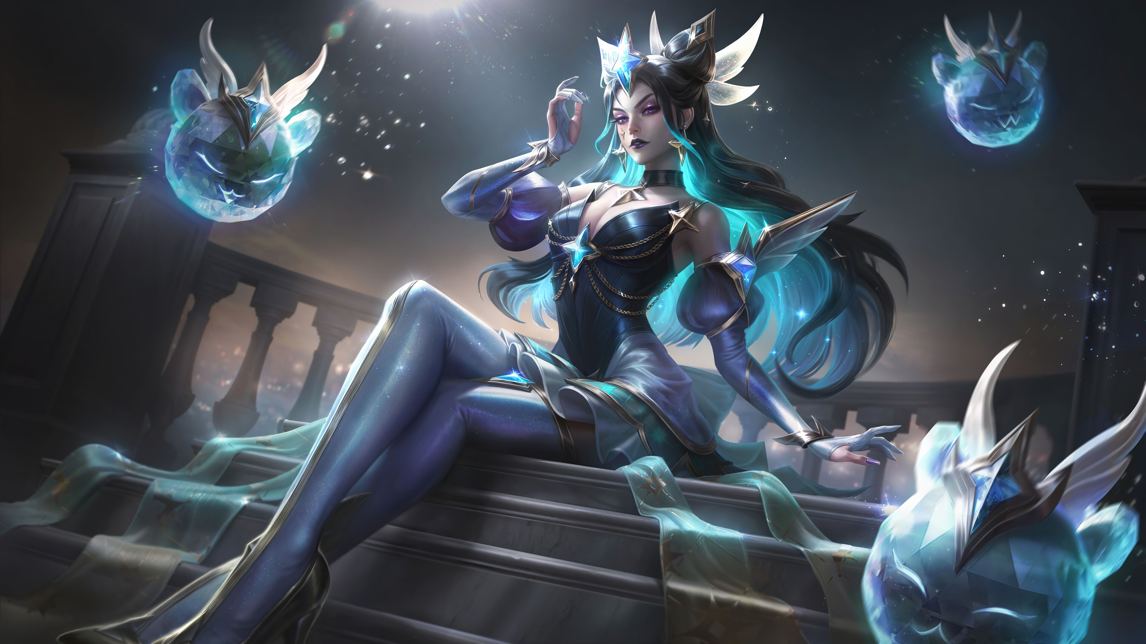 Star Guardian Syndra Syndra League Of Legends Prestige Edition Video Games GZG Riot Games Digital Ar 3840x2160