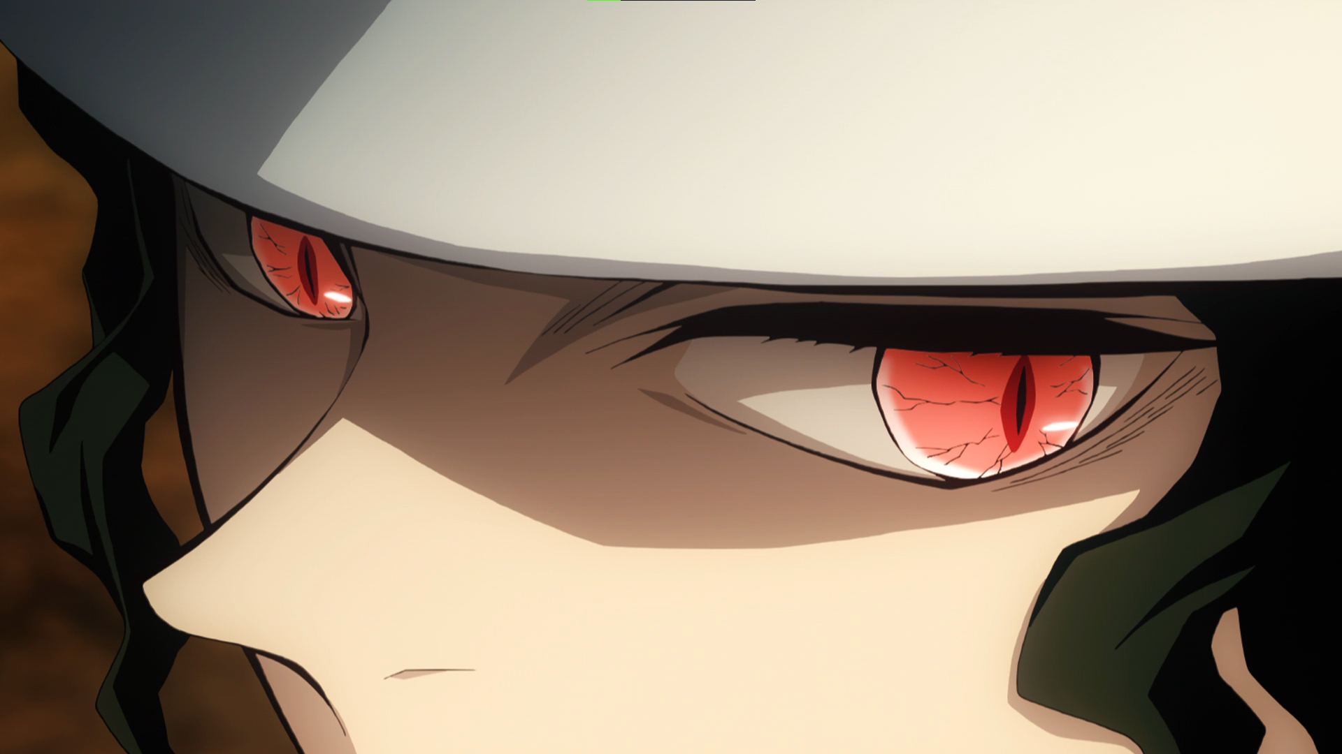 Kimetsu No Yaiba Anime Anime Screenshot Anime Boys Glowing Eyes Muzan Kibutsuji Angry Demon Closeup 1920x1080