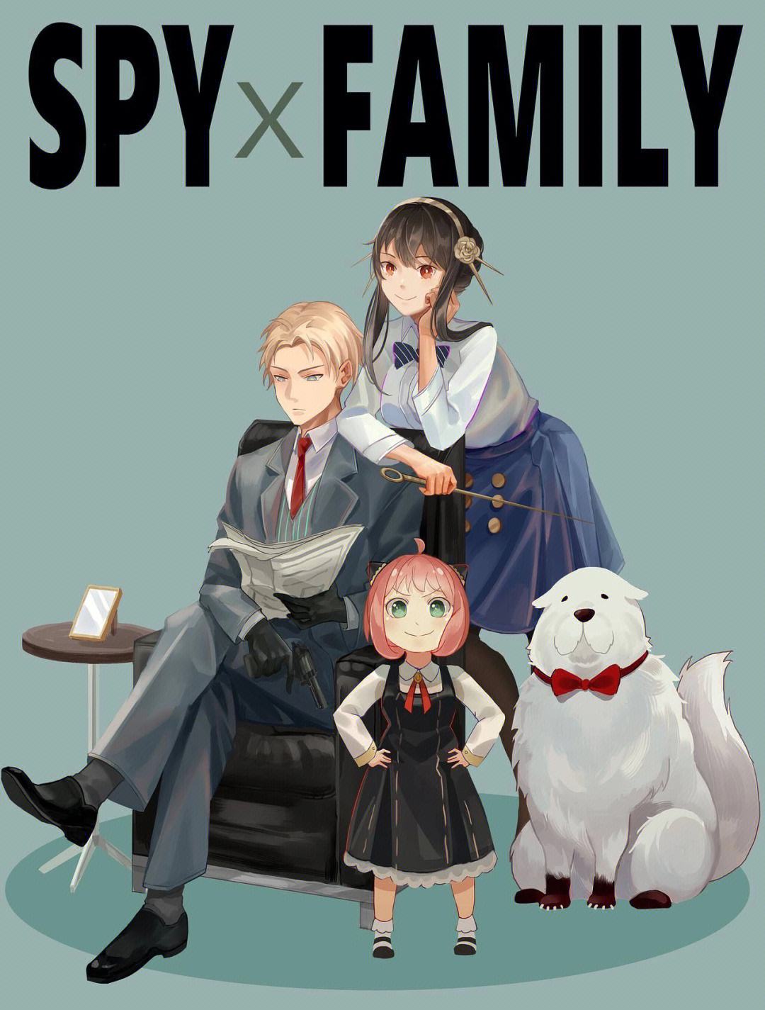 Spy X Family Loid Forger Yor Forger Anya Forger Bond Forger Minimalism Simple Background Portrait Di 1080x1425