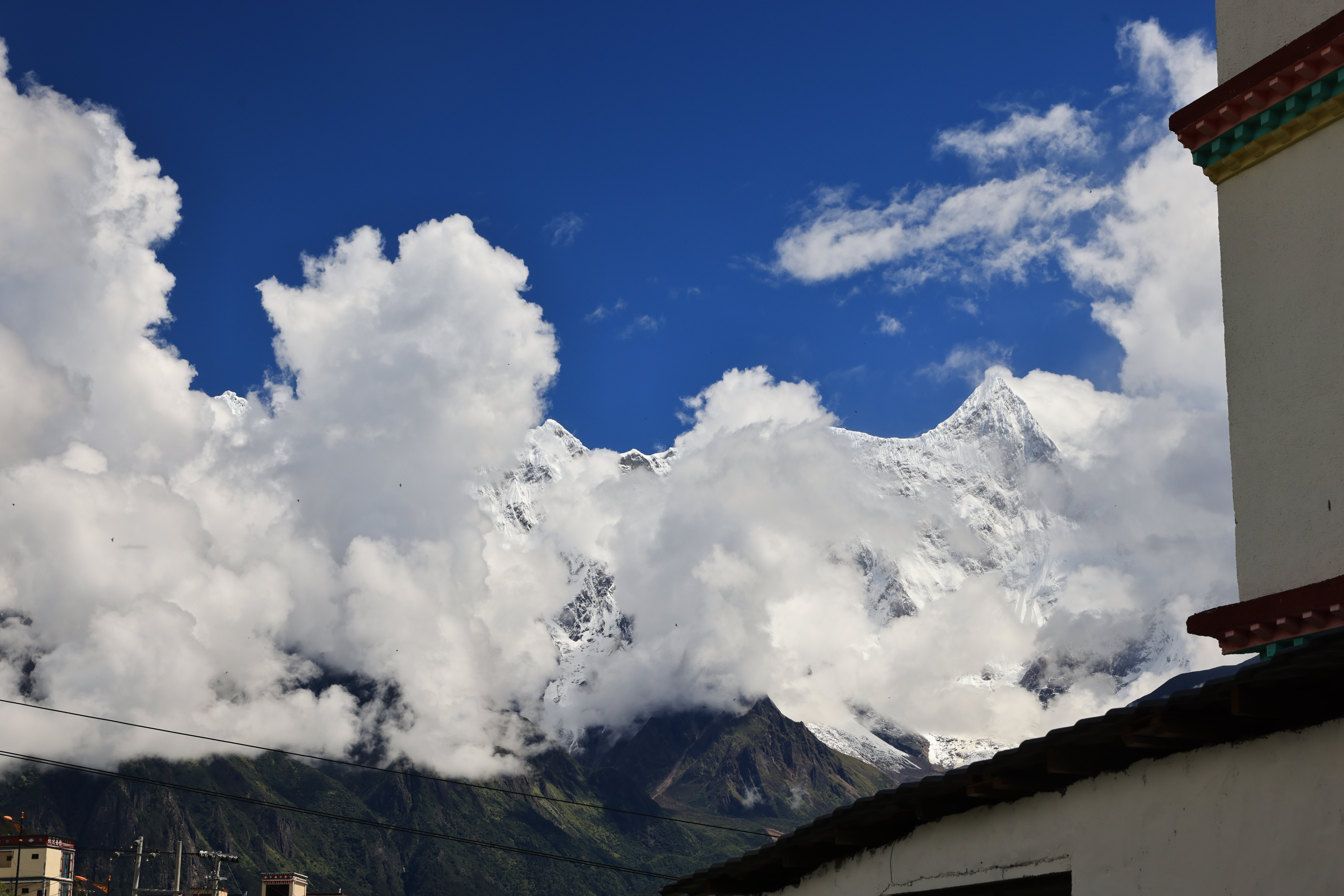Tibet China Snowy Peak 8192x5464