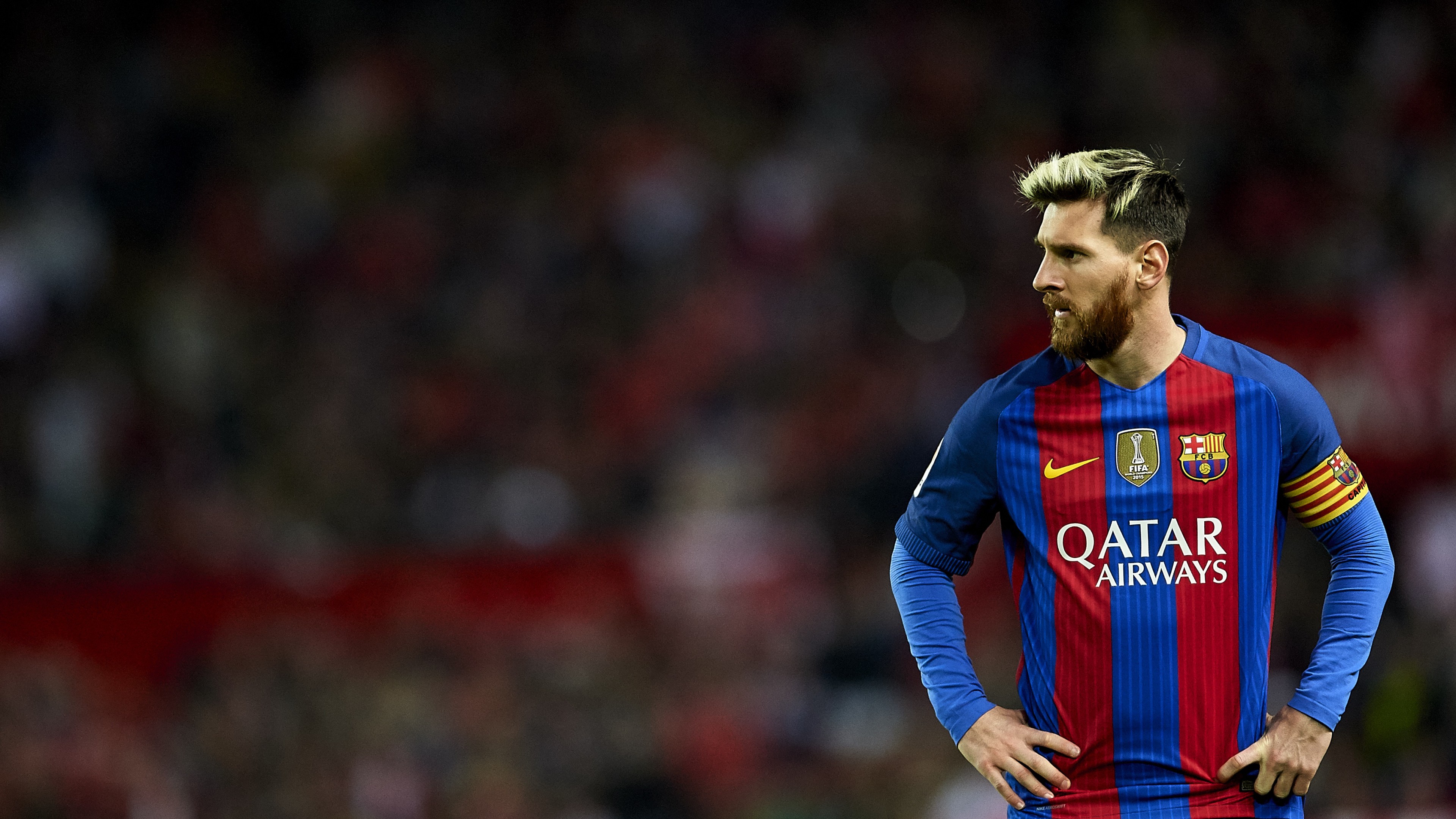 Lionel Messi FC Barcelona Soccer Champions League Men 3840x2160