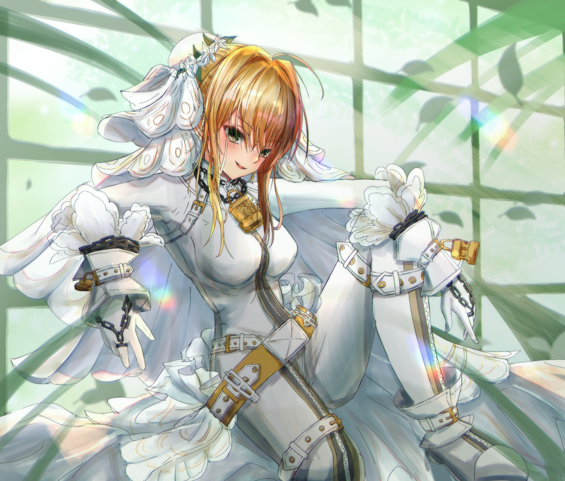 Anime Anime Girls Fate Series Fate Extra Fate Extra CCC Fate Grand Order Nero Claudius Saber Bride L 2187x1863