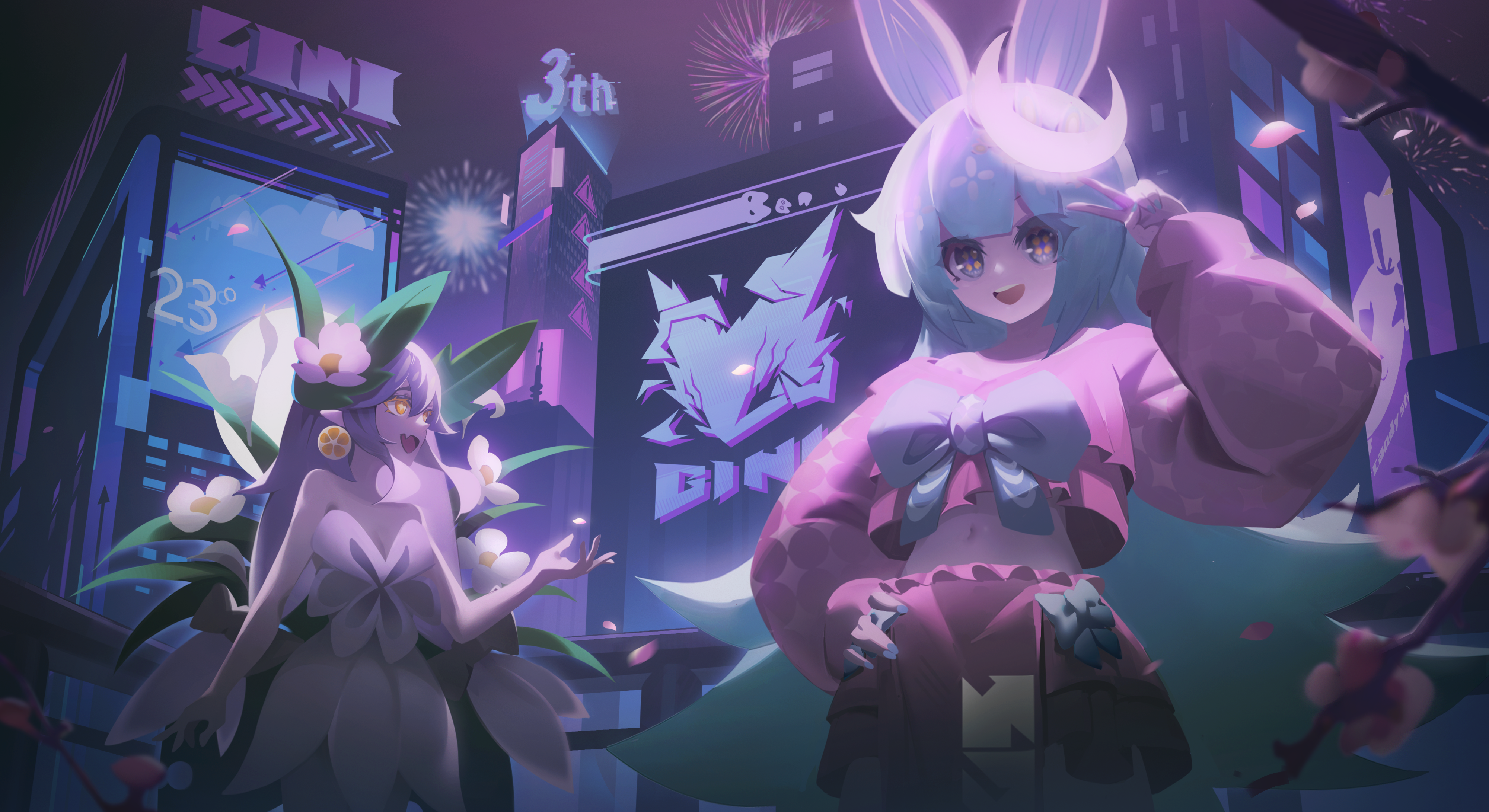 Anime Games Anime Girls EYE Divine Cybermancy 4000x2182
