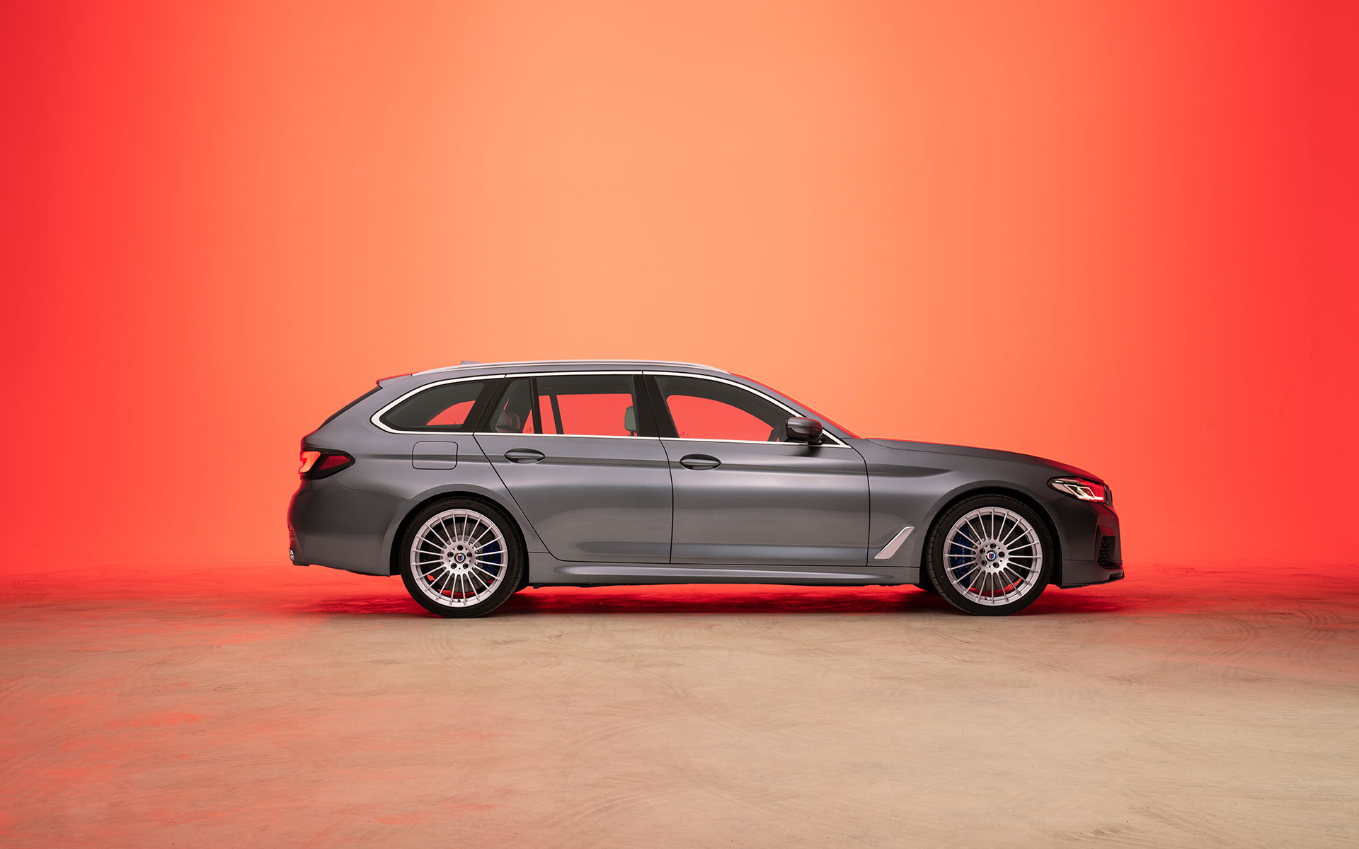 BMW Alpina Car Alpina D5 S Station Wagon German Cars Minimalism Simple Background 1920x1200