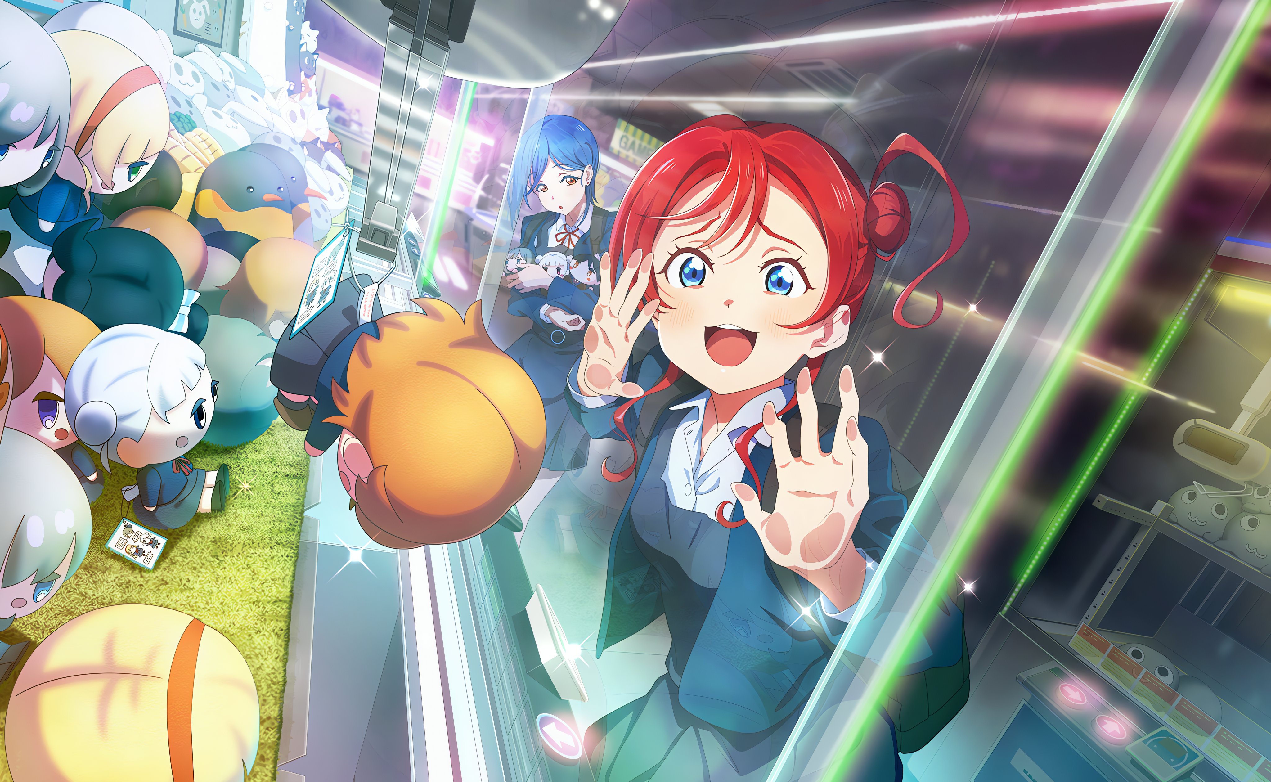 Love Live Super Star Love Live Anime Girls Anime Plush Toy Open Mouth Hairbun Schoolgirl School Unif 4096x2520