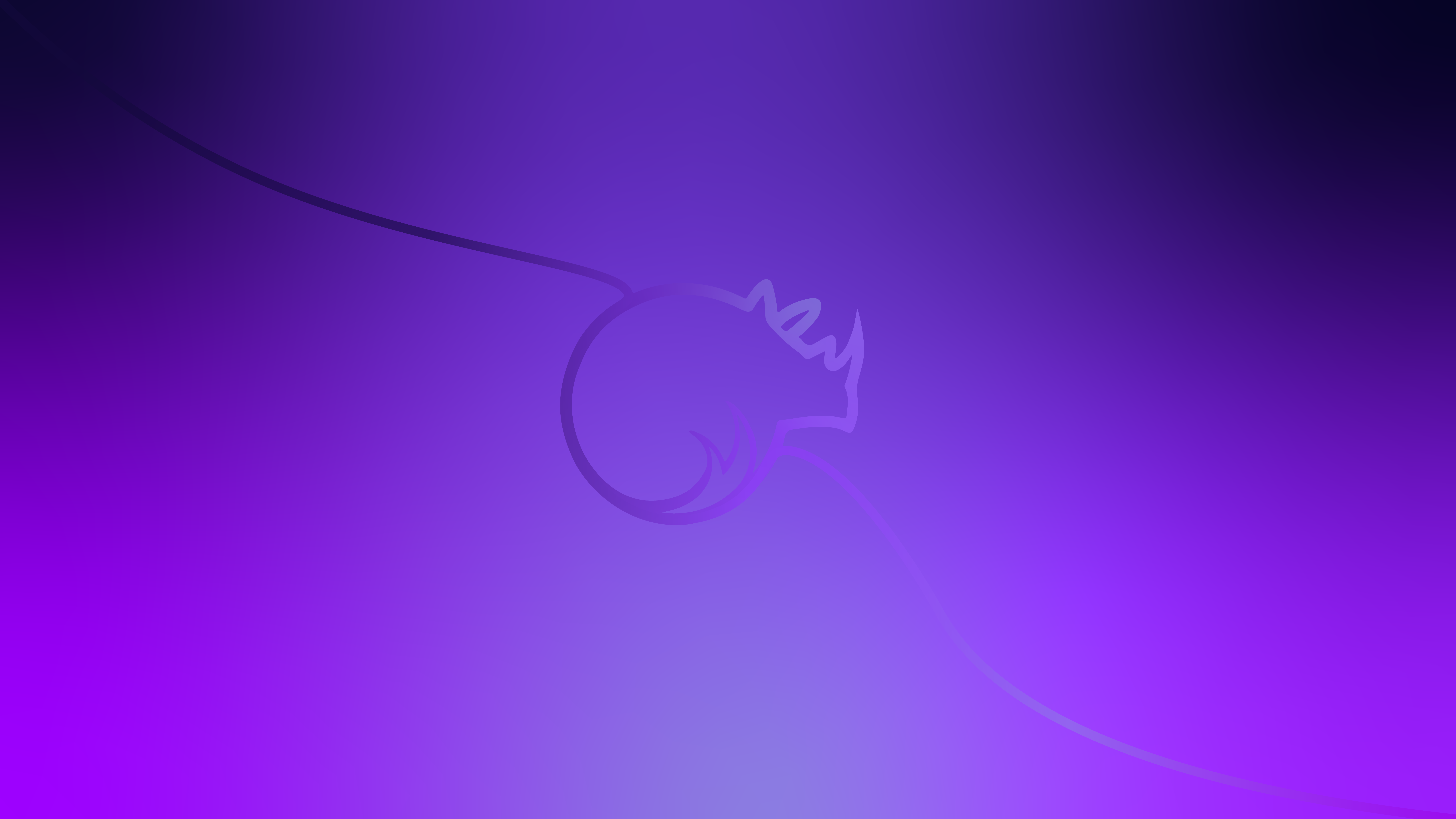 Linux Rhino Linux Purple Rhino Logo Operating System Simple Background Animals Minimalism 8000x4500