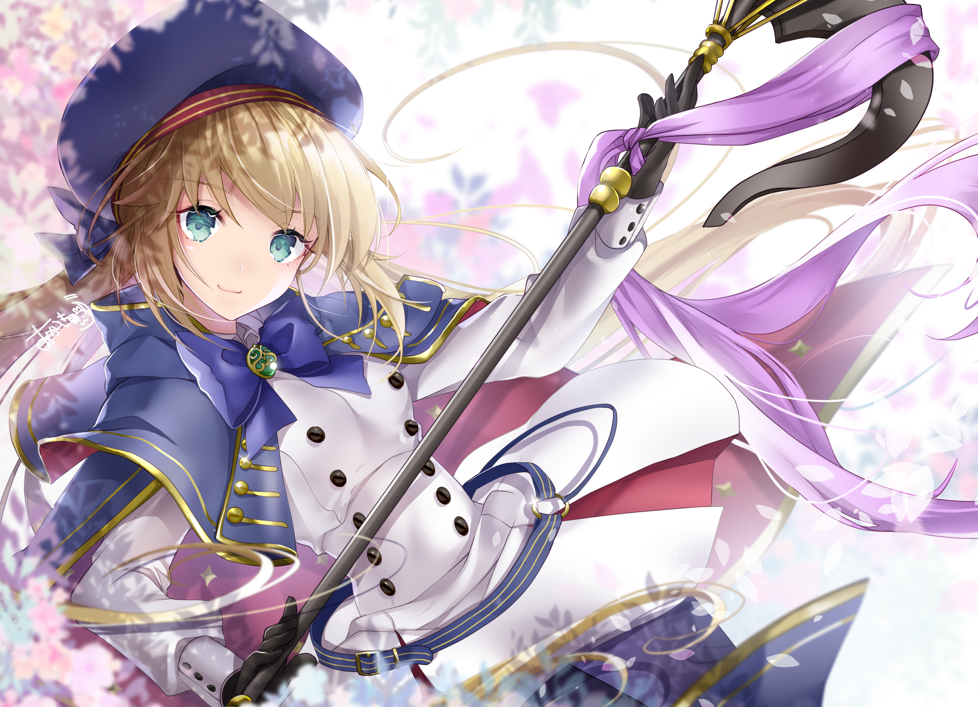 Anime Anime Girls Fate Series Fate Grand Order Artoria Caster Artoria Pendragon Long Hair Blonde Sol 1967x1422