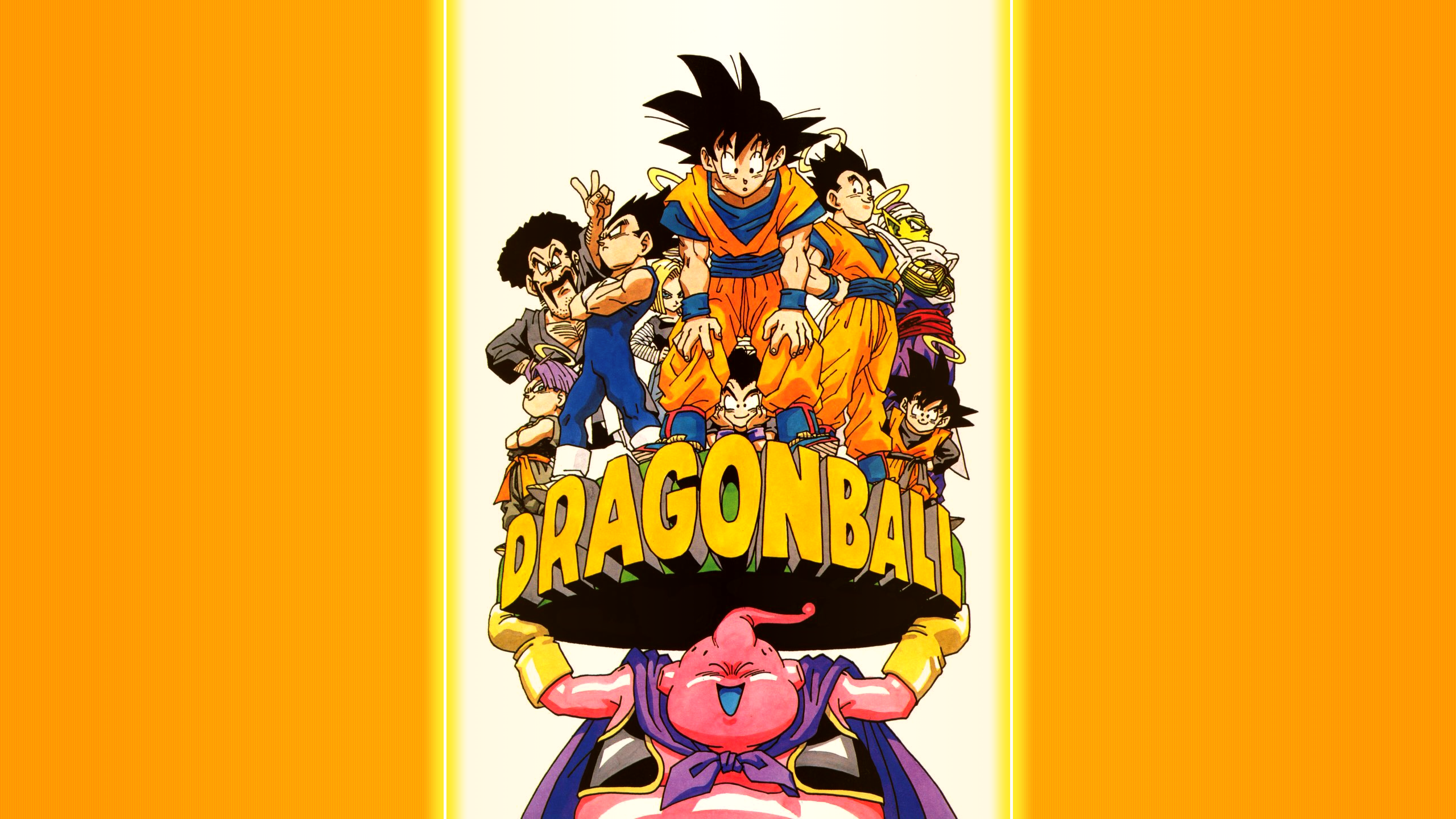 Anime Dragon Ball Dragon Ball Z Son Goku Satan Vegeta Krillin Gohan Piccolo Son Goten Trunks Trunks  2560x1440