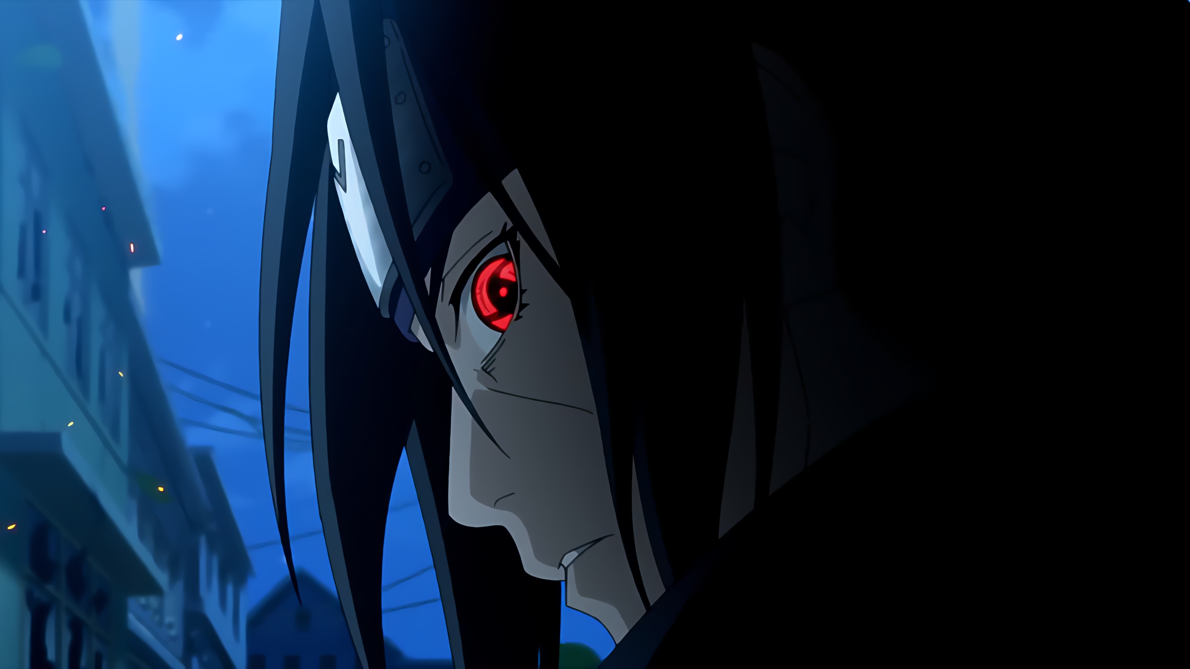 Uchiha Itachi Uchiha Clan Sharingan Naruto Anime Naruto Shippuuden Red Eyes Ninja Character Itachi A 3840x2160