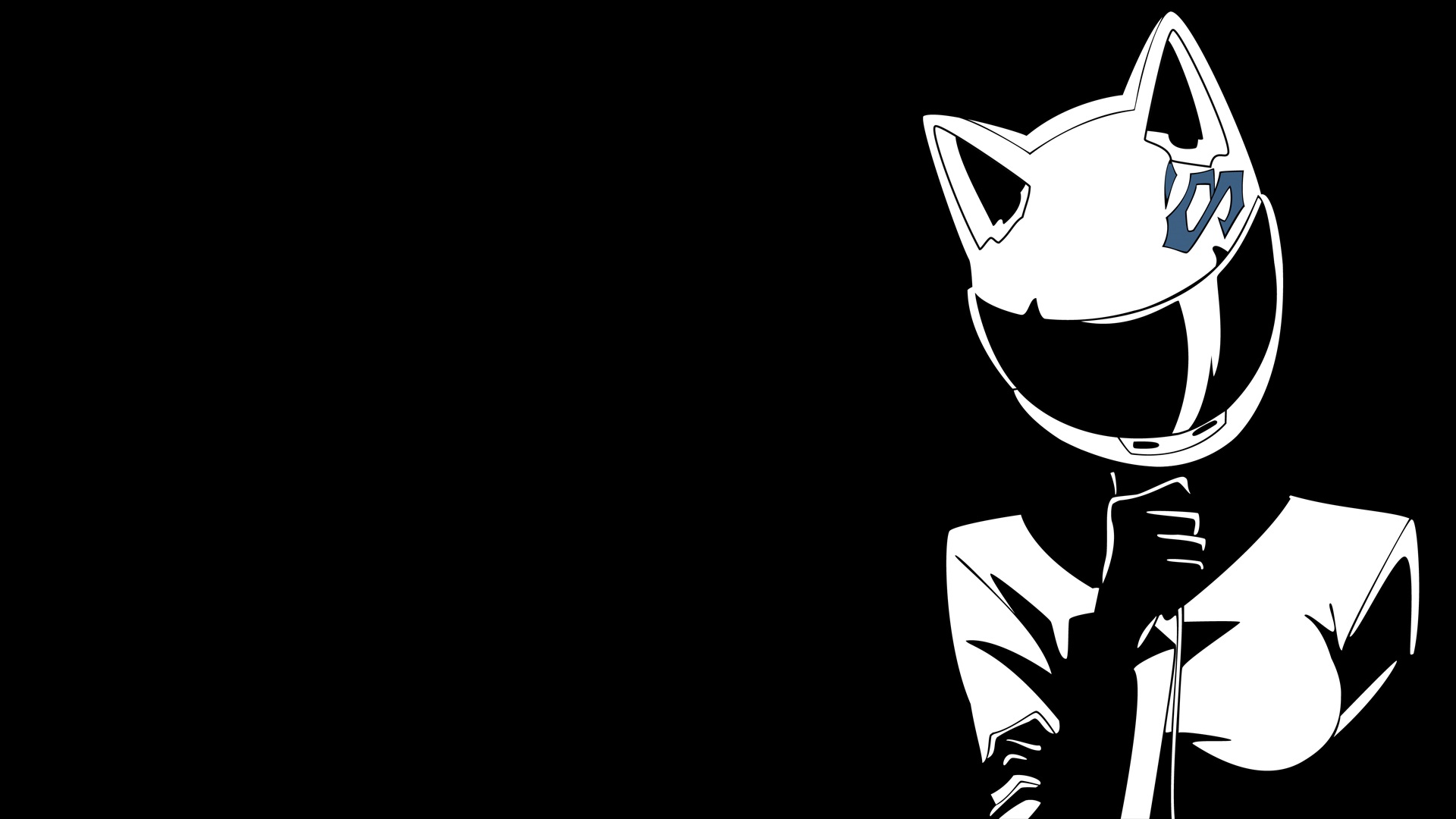 Selective Coloring Black Background Dark Background Simple Background Anime Girls Durarara Celty Stu 1920x1080