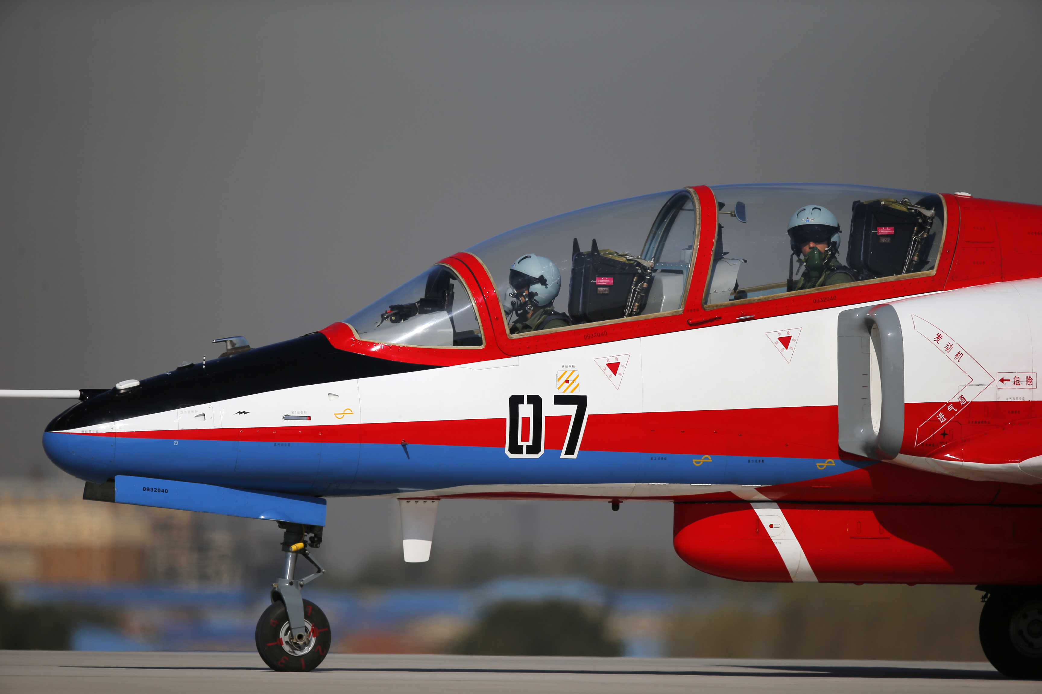 China Air Force Airplane People Pilot 3456x2304