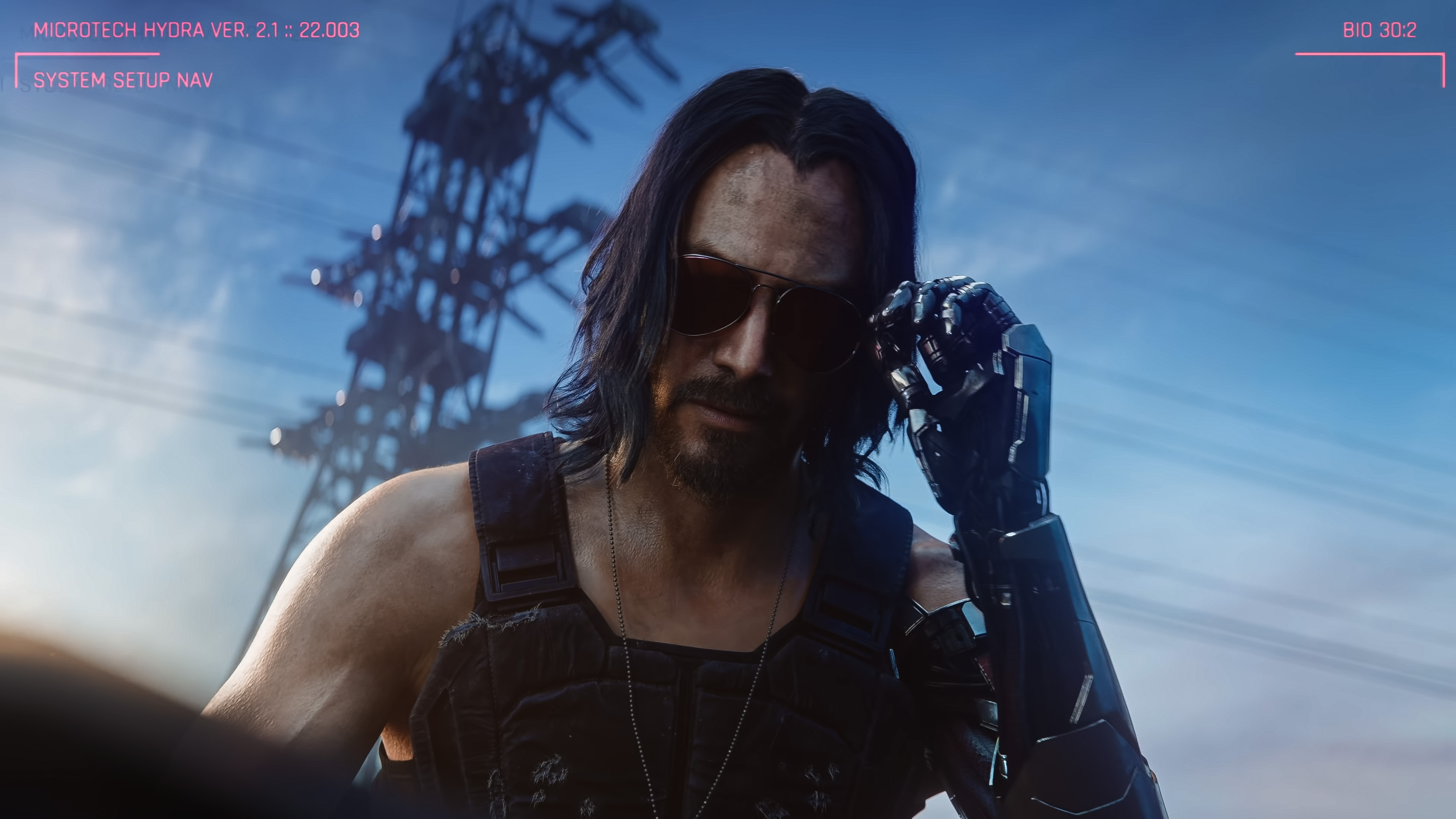 Keanu Reeves Video Games Cyberpunk 2077 Johnny Silverhand 3840x2160