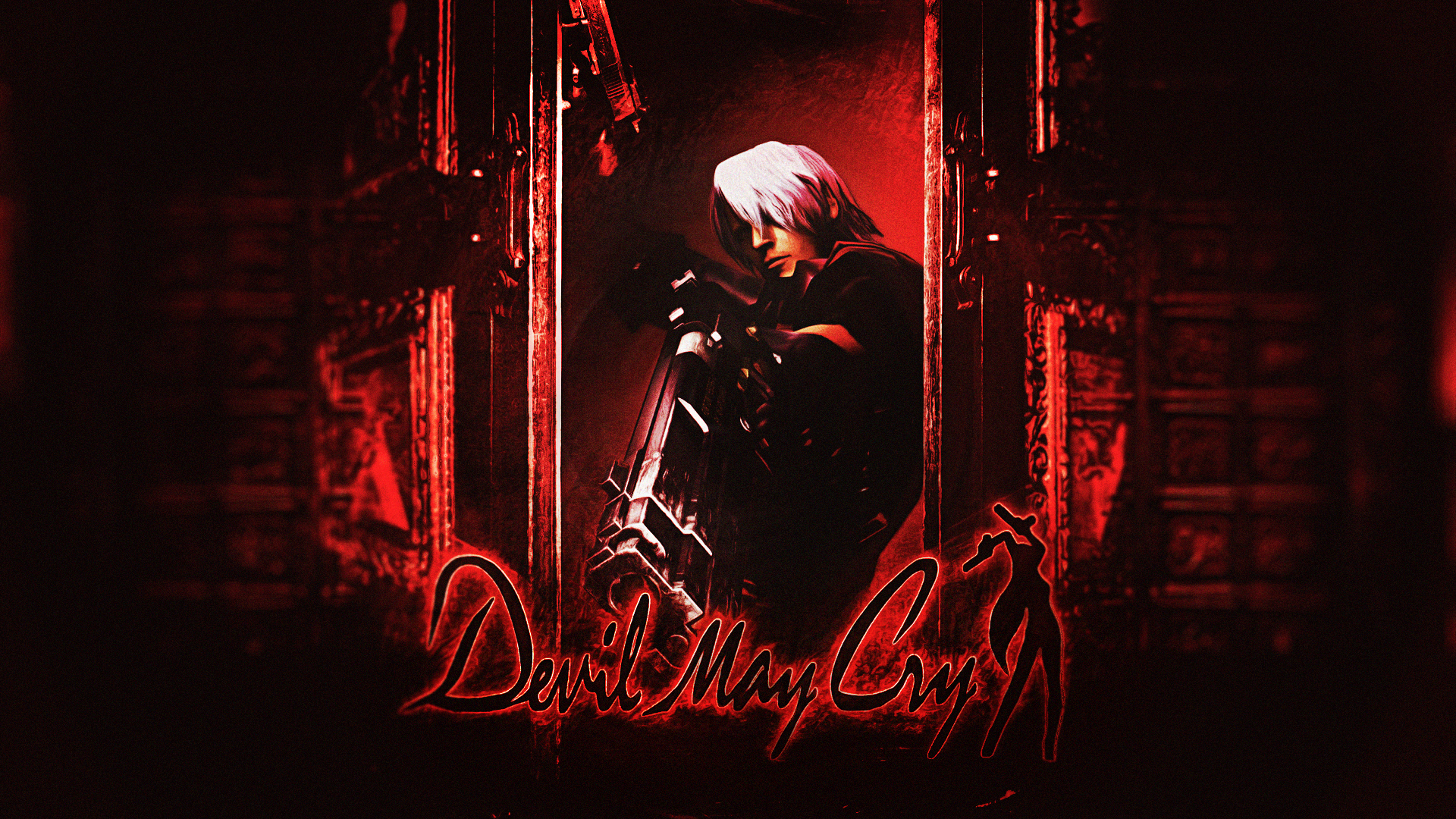 Dante Devil May Cry Devil May Cry Red Video Game Boys Ebony And Ivory Devil May Cry Video Game Chara 1920x1080