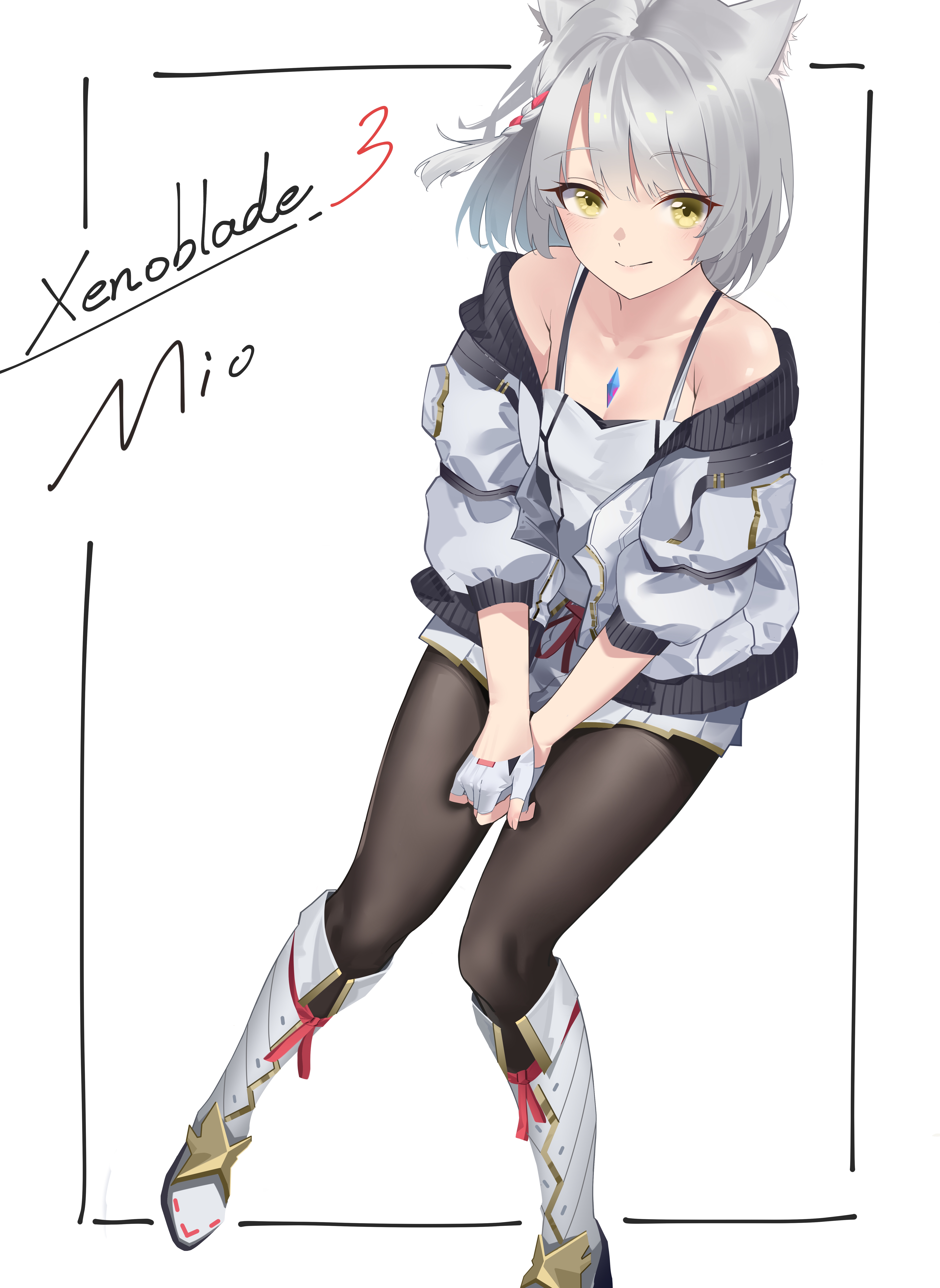 Xenoblade Chronicles 3 Mio Xenoblade 3 Cat Girl Video Games Anime Games Video Game Girls Smiling Whi 5219x7151