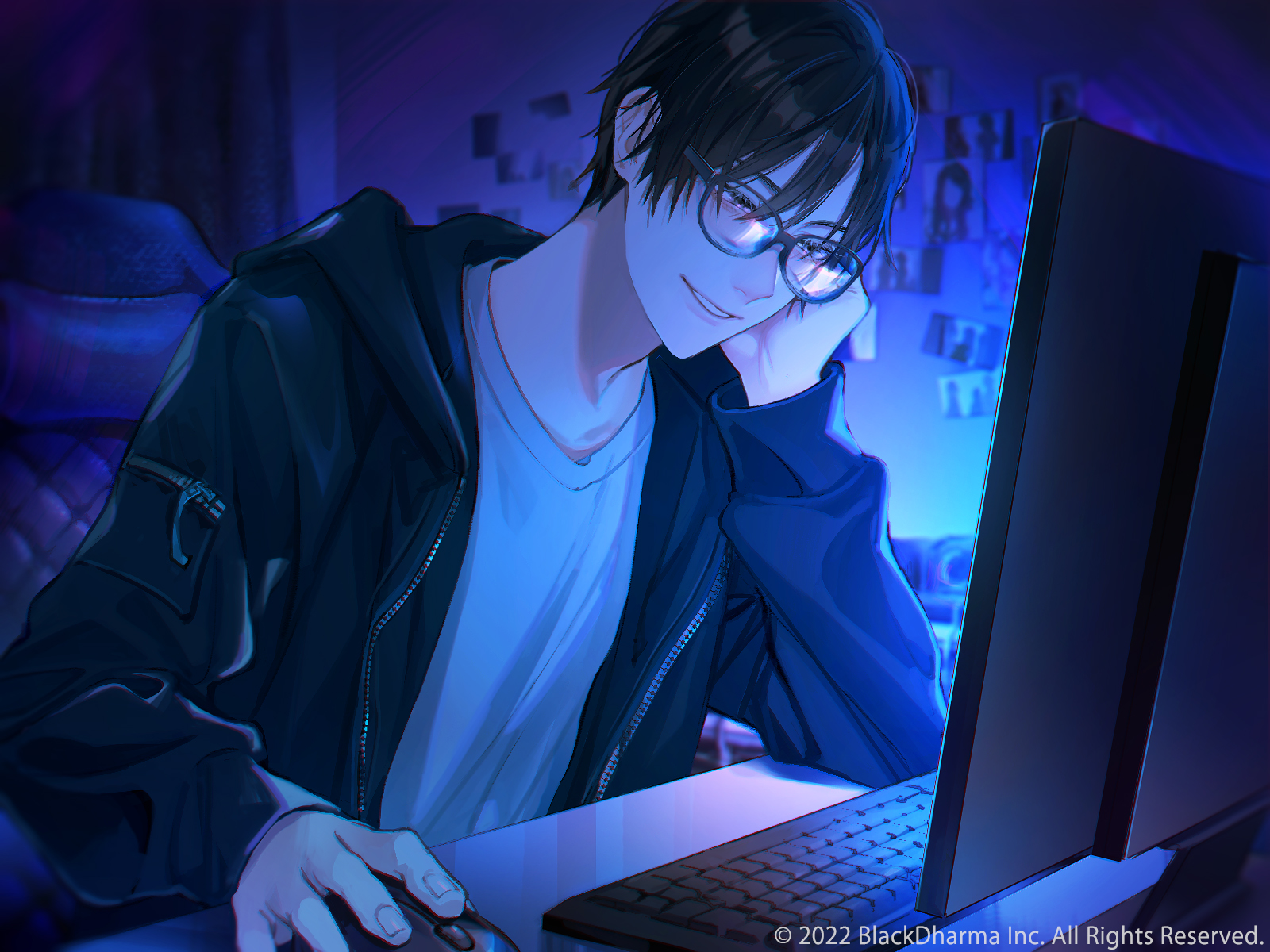 Anime Artwork Anime Boys Glasses Computer Wallpaper - Resolution:1600x1200  - ID:1346629 