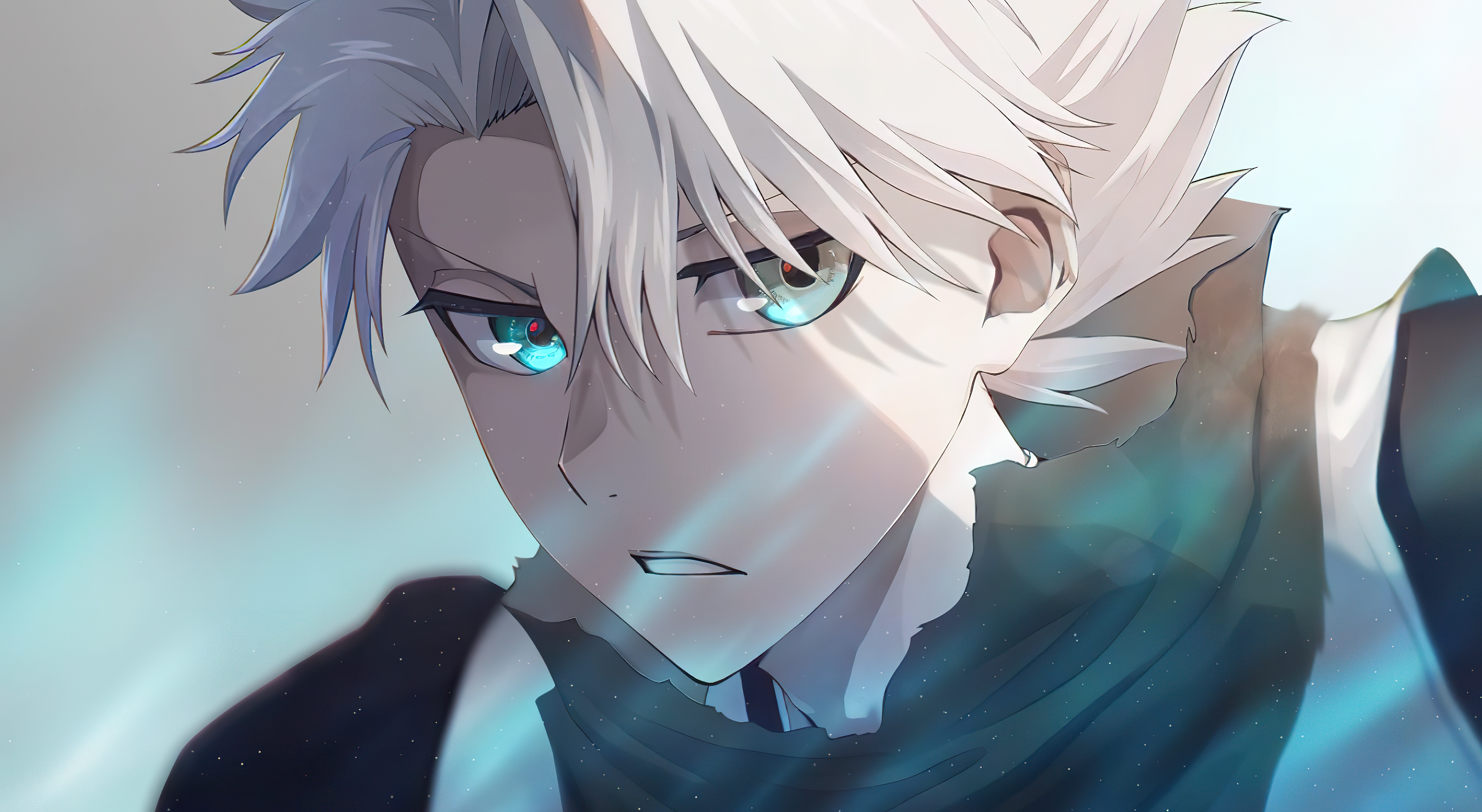 Honebami Toushirou Hitsugaya Toshiro Anime Boys Bleach White Hair Blue Eyes  Wallpaper - Resolution:3840x2104 - ID:1351664 