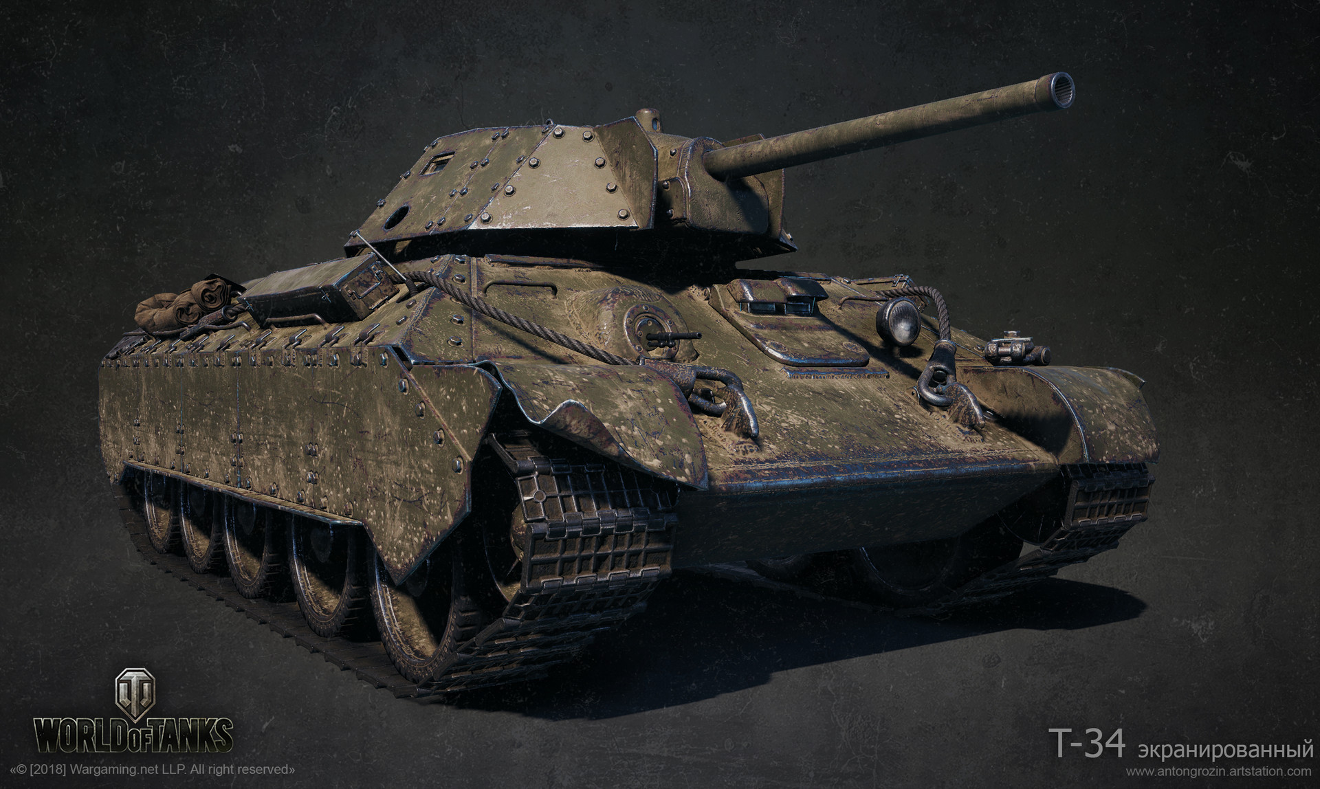 Tank World Of Tanks T 34 Army Gear Vehicle Minimalism Simple Background Digital Art Watermarked Text 1920x1148