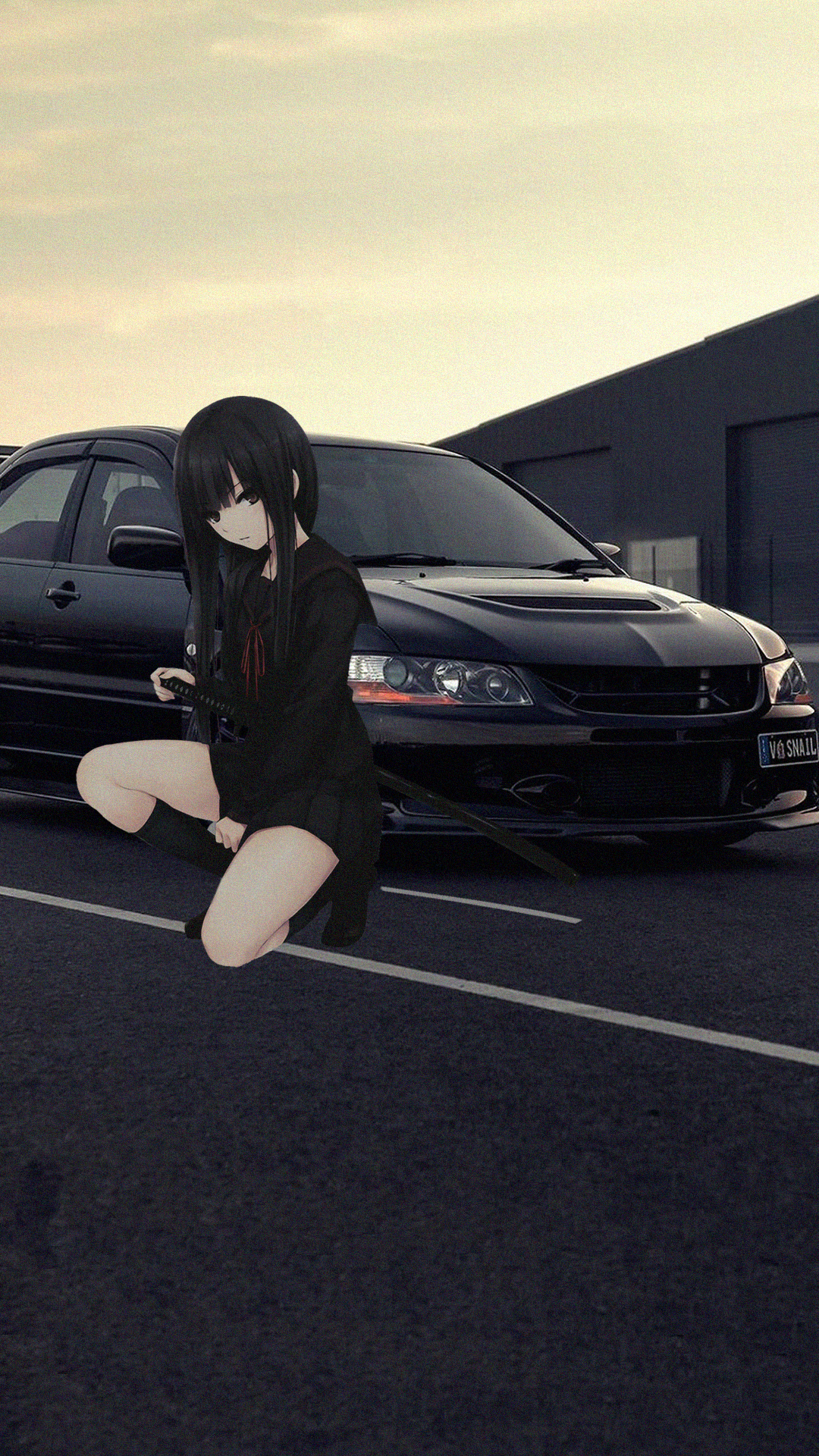 Anime Girls Lancer Evolution Jdmxanime Japanese Cars Car 1080x1920
