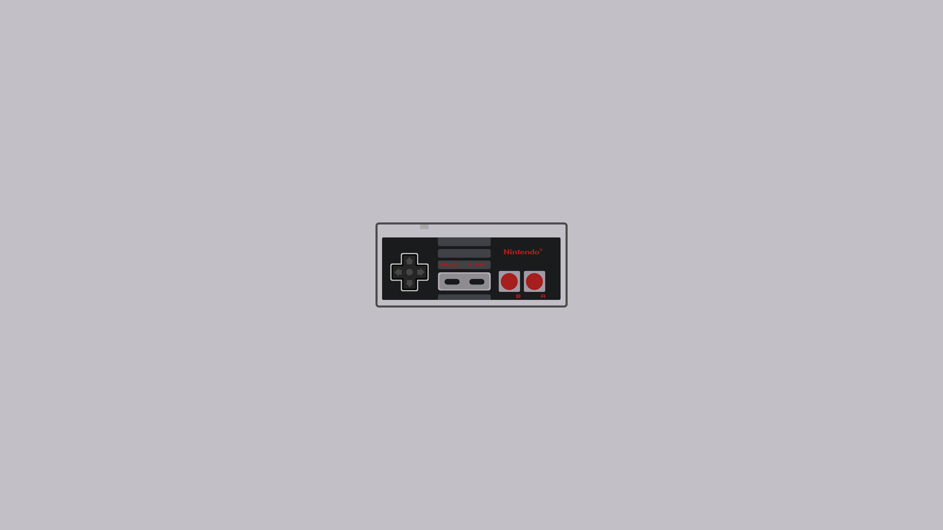 Nintendo Retro Games Retro Console Gray Minimalism Vintage Video Game Art Controllers Simple Backgro 1920x1080