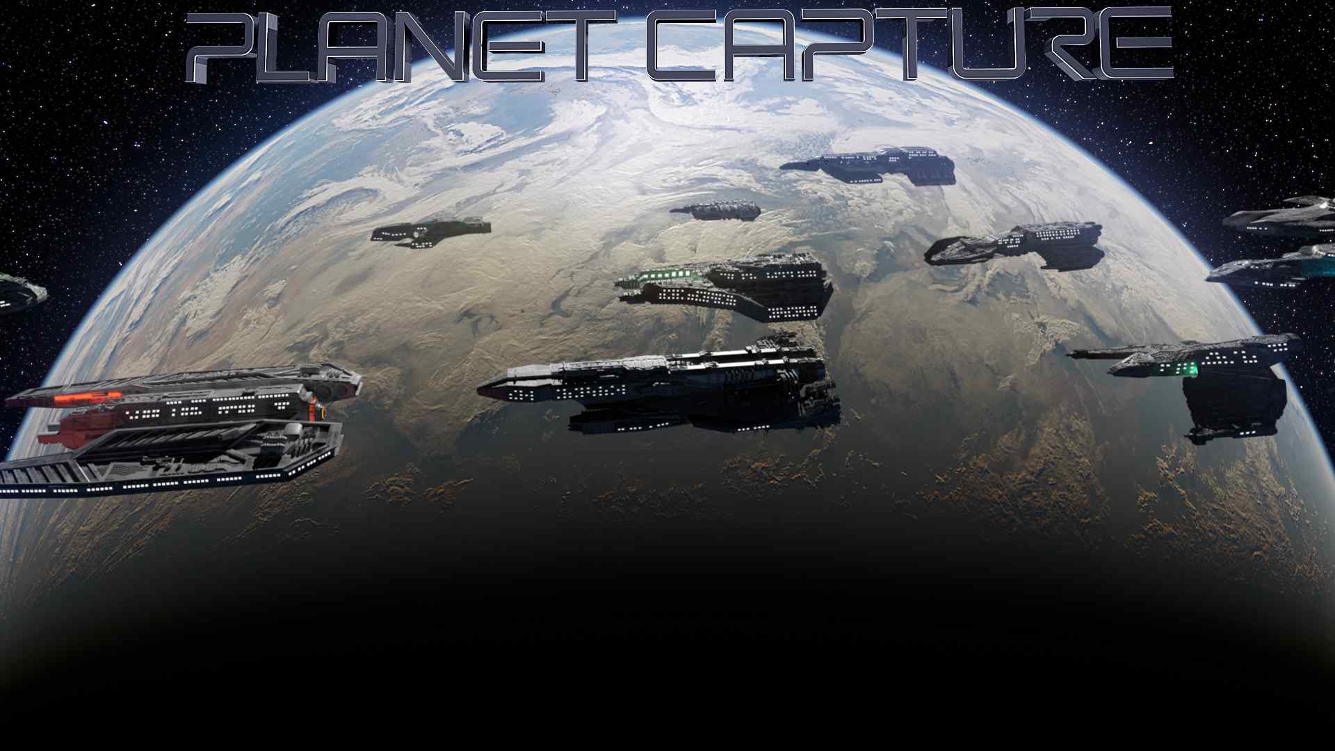 Planet Capture Space Planet Battleship Spaceship Ship DiTOGAMES Stars Video Games Video Game Art 1920x1080