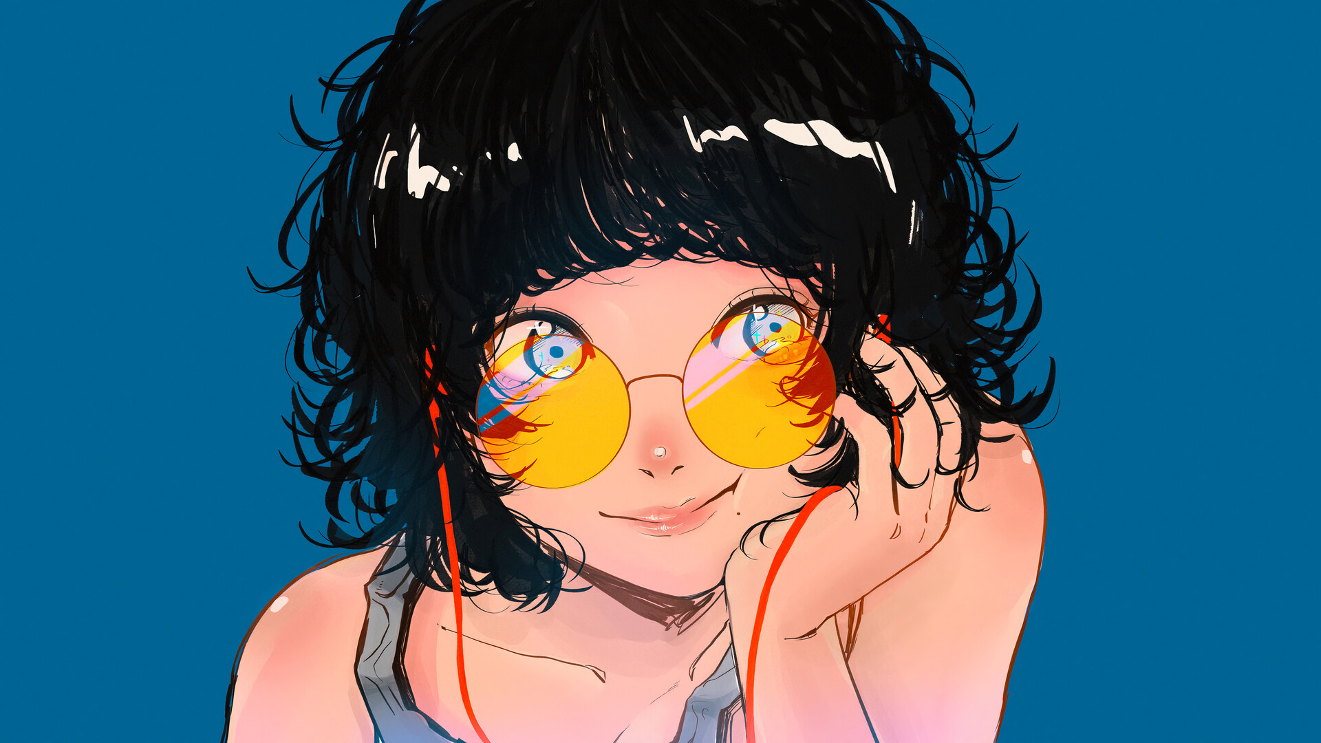 Black hair Anime Kimono Brown hair, anime girl short hair transparent  background PNG clipart | HiClipart