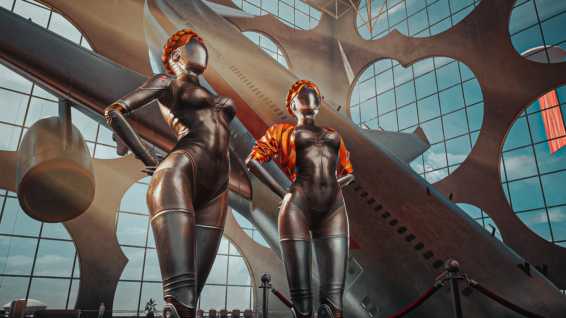 Atomic Heart Video Games Video Game Characters Robot Cyborg The Twins Atomic Heart Fictional Charact 1920x1080