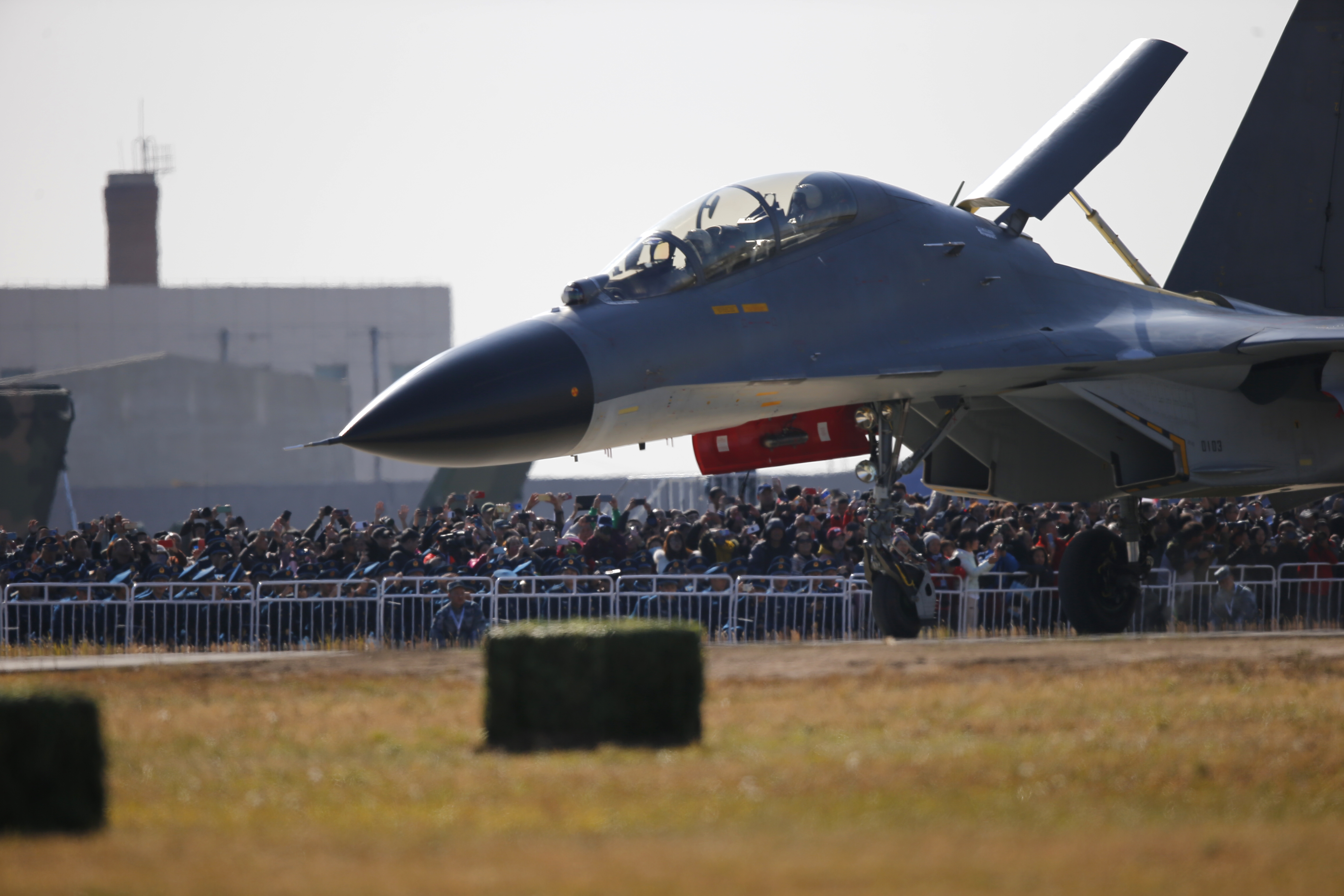 China Air Force Airplane Crowds People J 16 Military 4608x3072