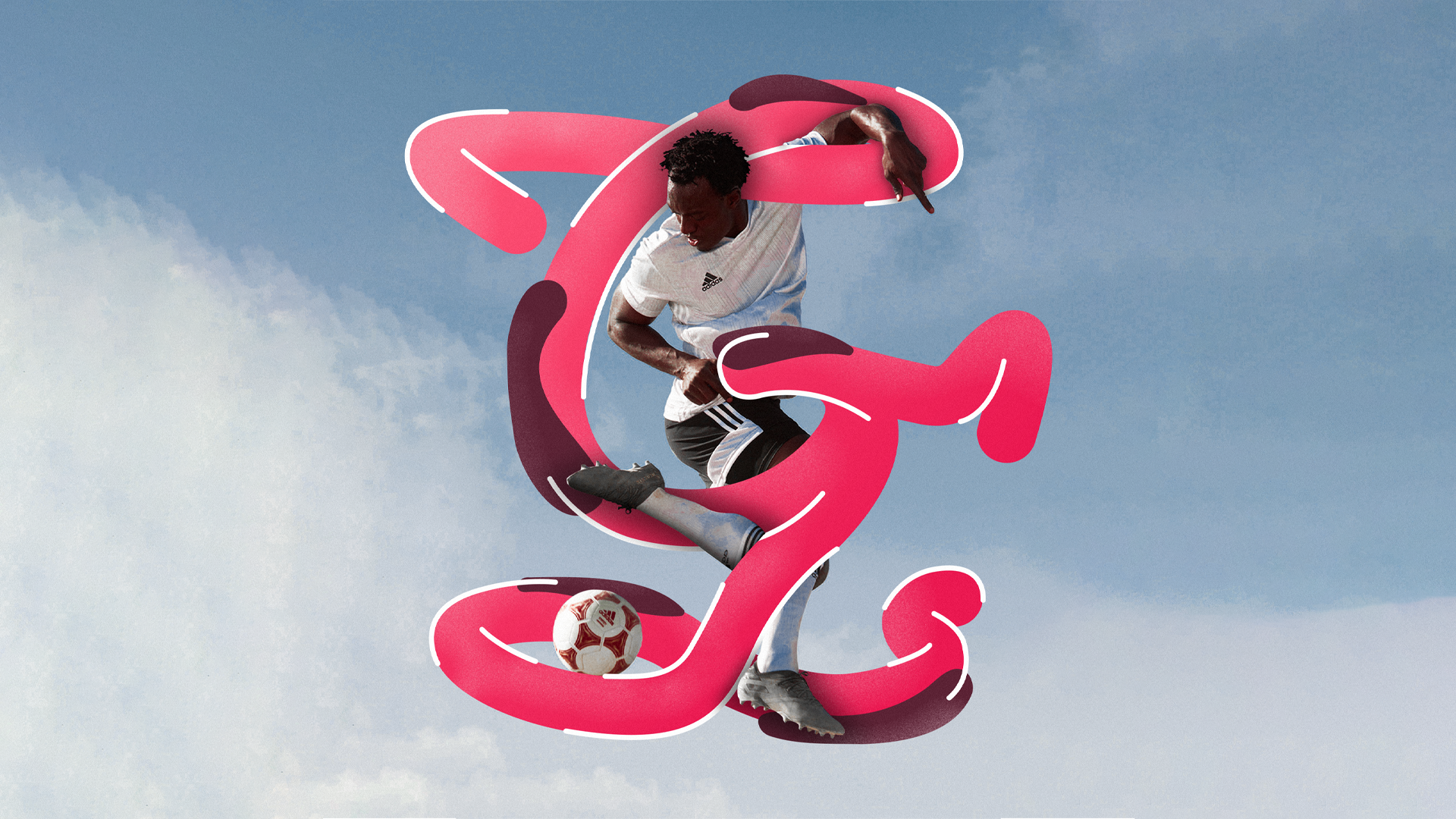 Letter Typography Typo Graphic Design Football Football Player Footballers Football Boots Adidas Soc 1920x1080