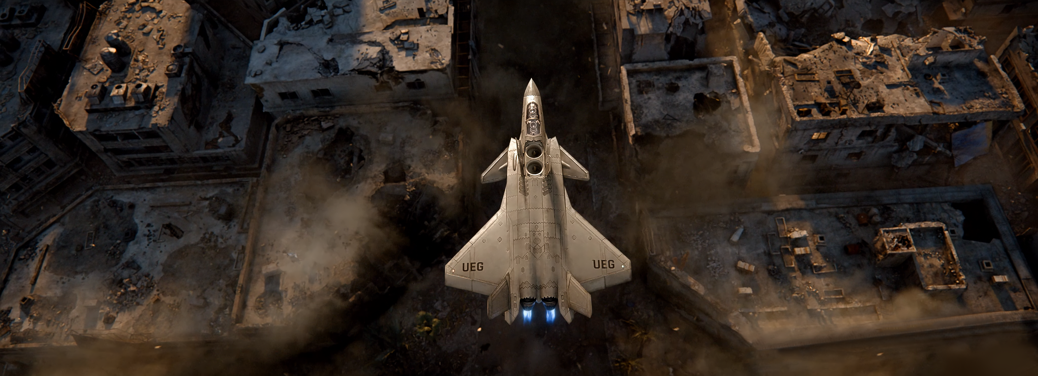 The Wandering Earth 2 Science Fiction Film Stills Aircraft Destruction 3312x1200