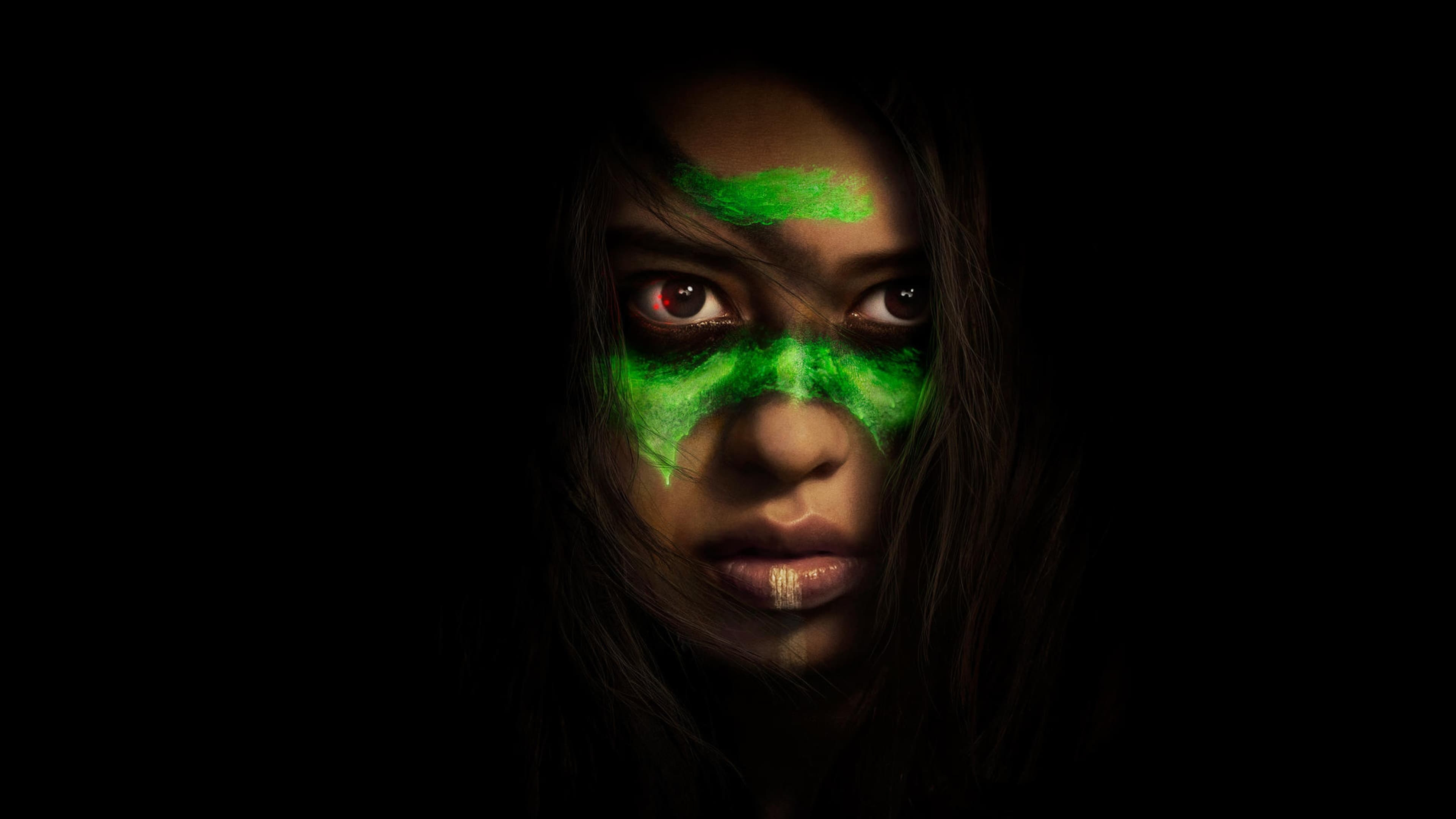 Amber Midthunder Actress Prey Face Paint Predator Movie Native Americans 3840x2160