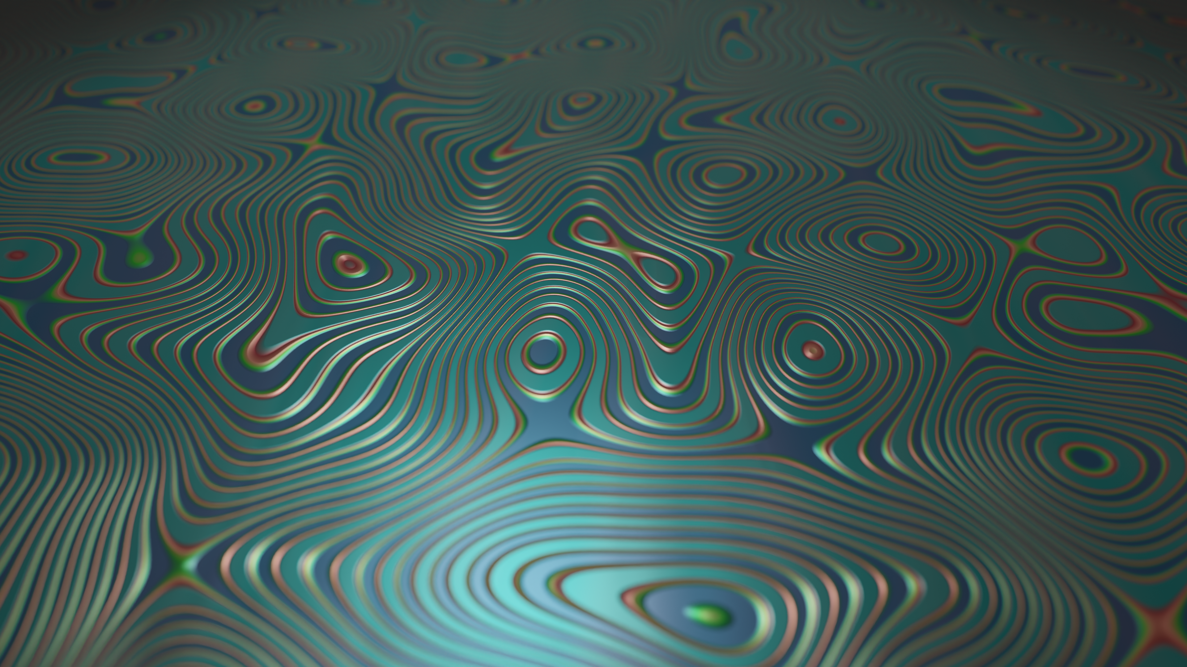 3D Abstract Texture Depth Of Field Digital Art Simple Background Minimalism CGi 3840x2160