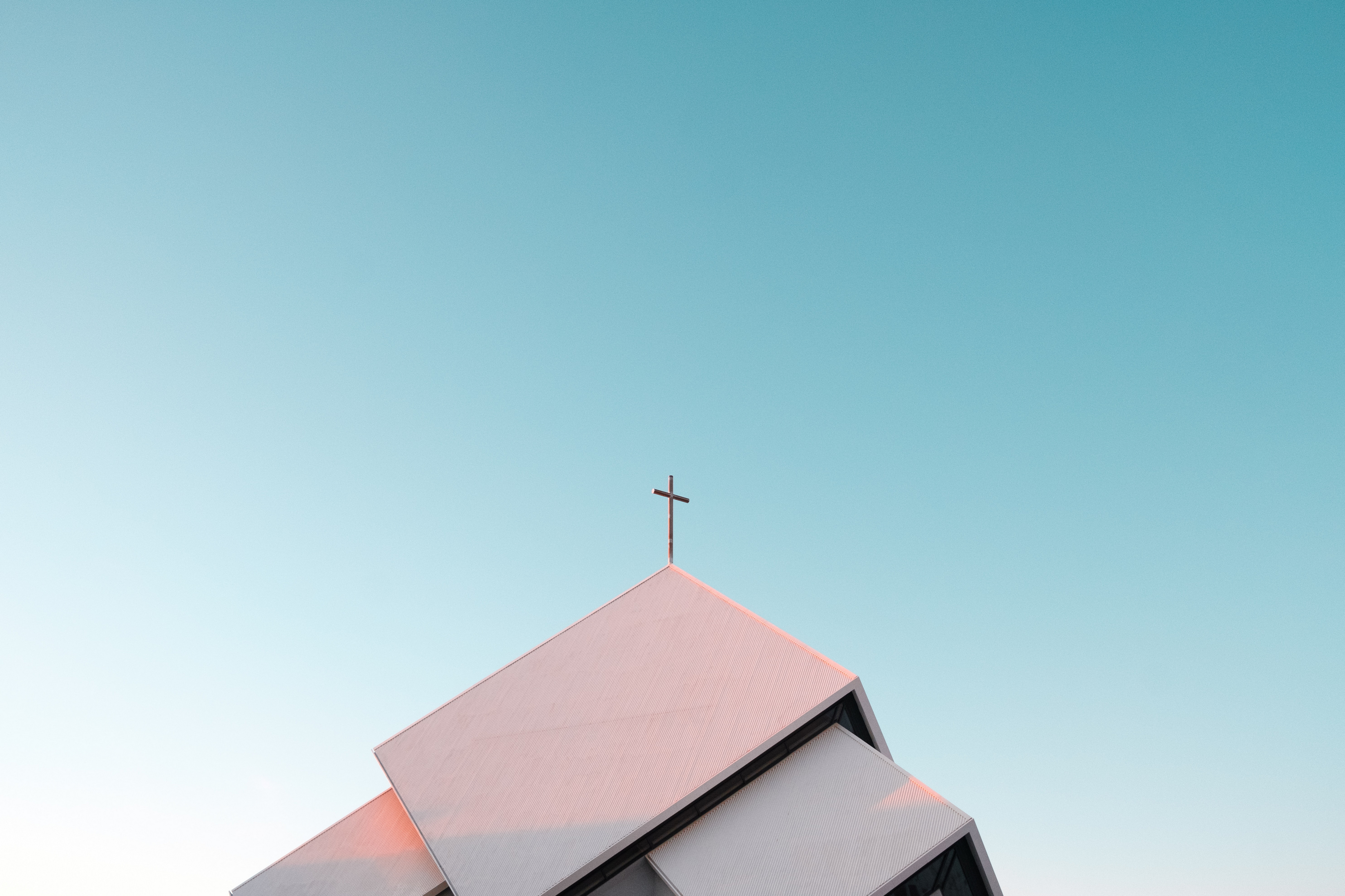 Church Reykjavik Iceland Simple Background Sunset 2970x1980