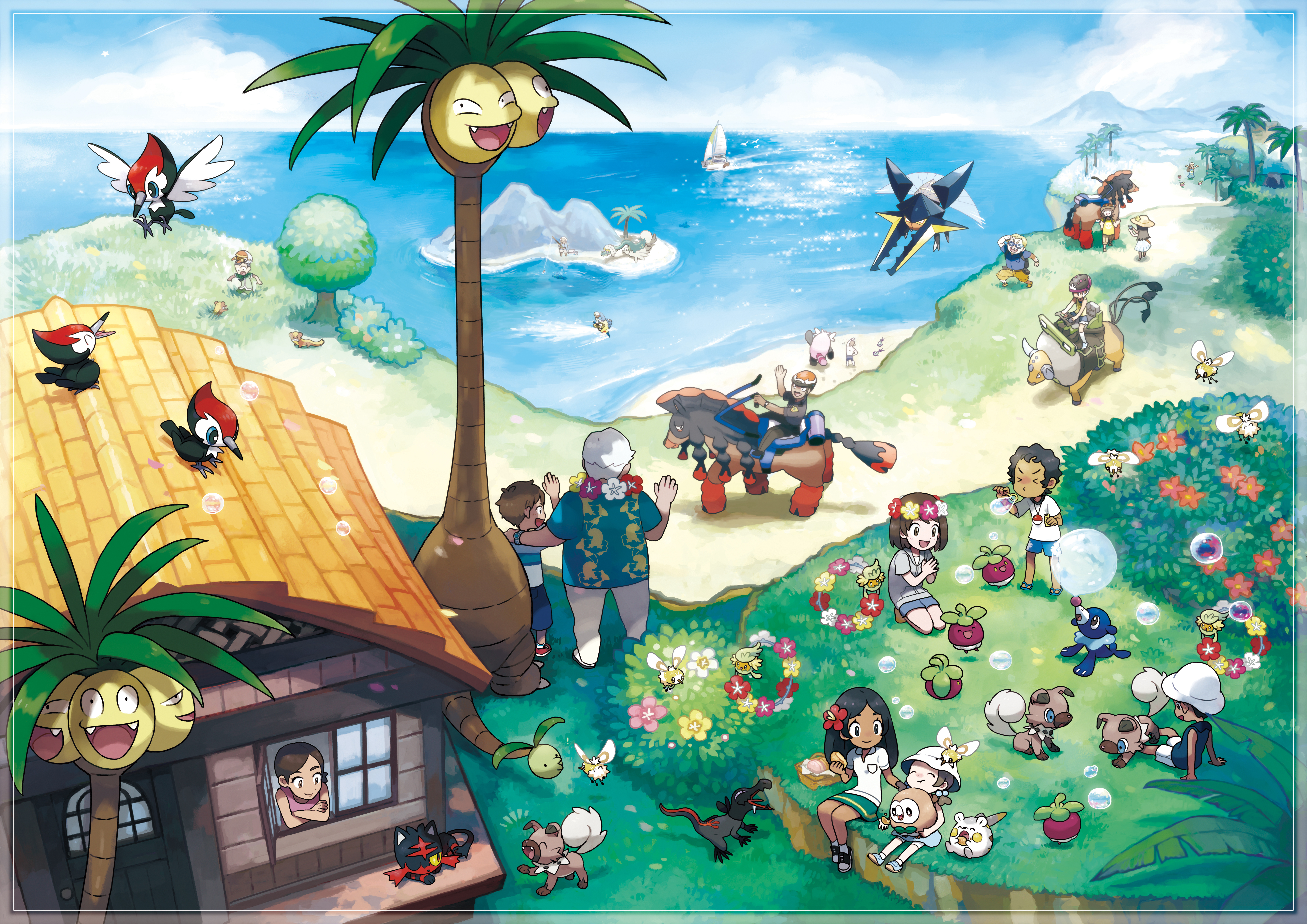 Video Game Pokemon Sun And Moon 6614x4680