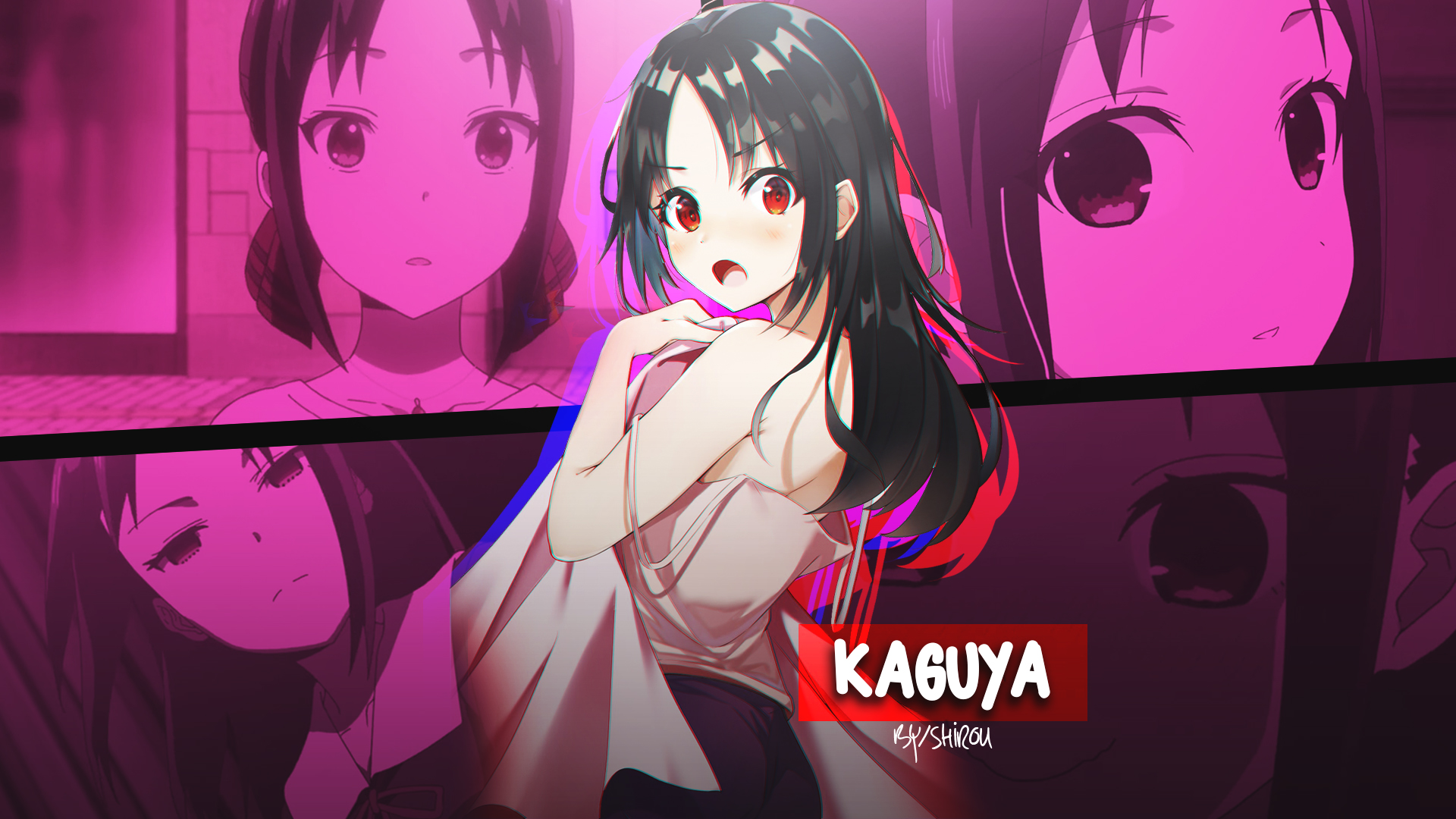 Anime Collage Kaguya Anime Girls Kaguya Sama Love Is War Wallpaper -  Resolution:1920x1080 - ID:1304110 