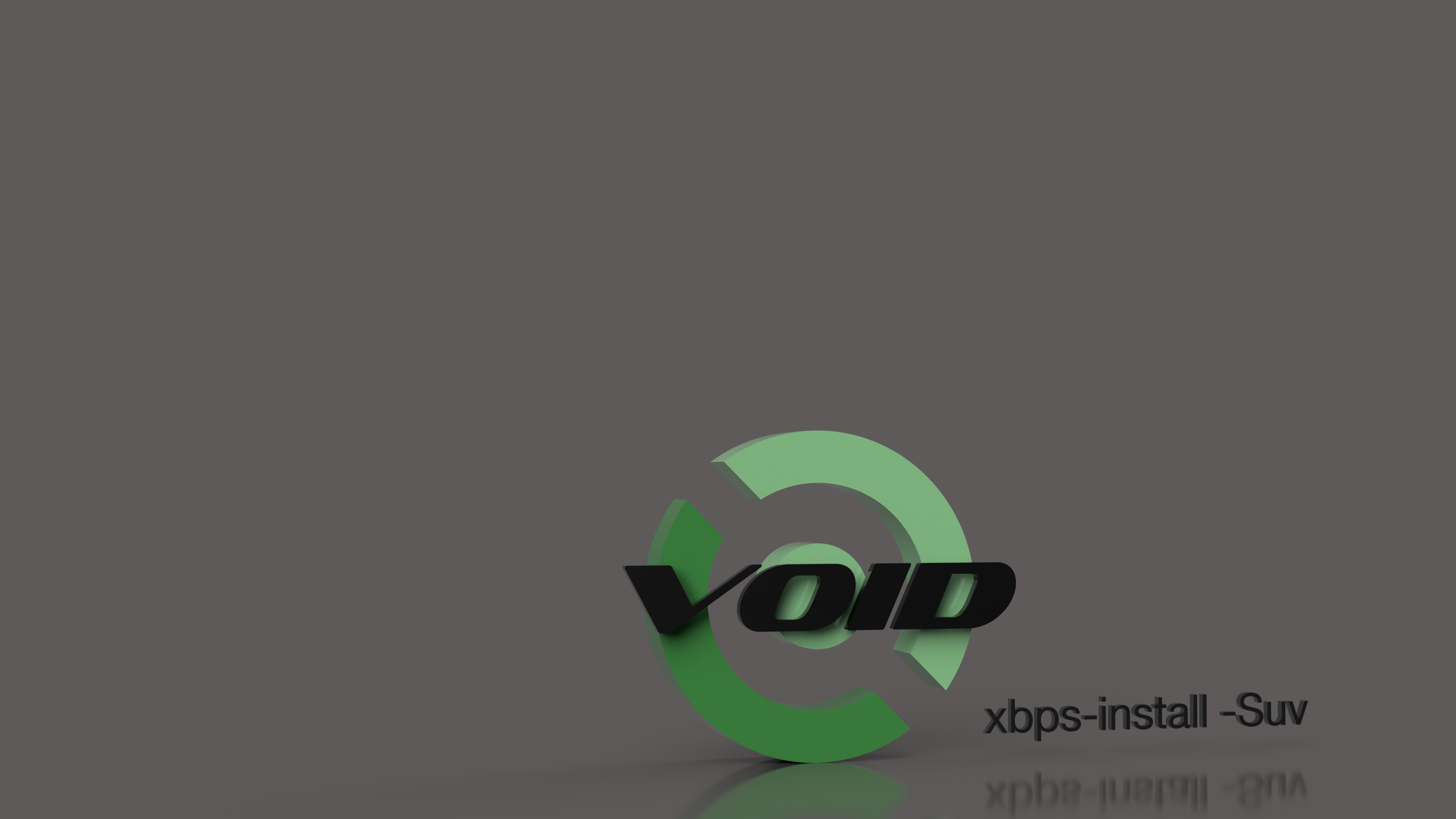 Void Linux Linux Operating System Minimalism 3840x2160